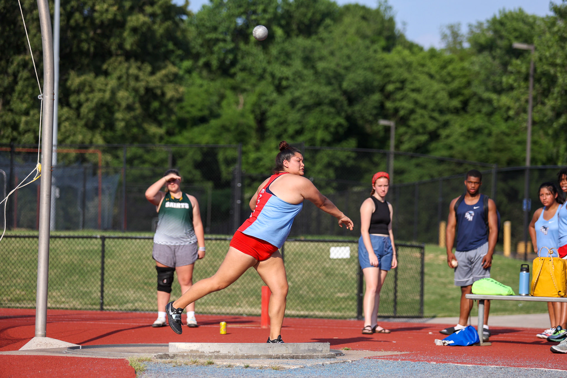 St. Benedict Track at MUS Region Meet on May 11, 2022. (Ryan Beatty/SBA)
