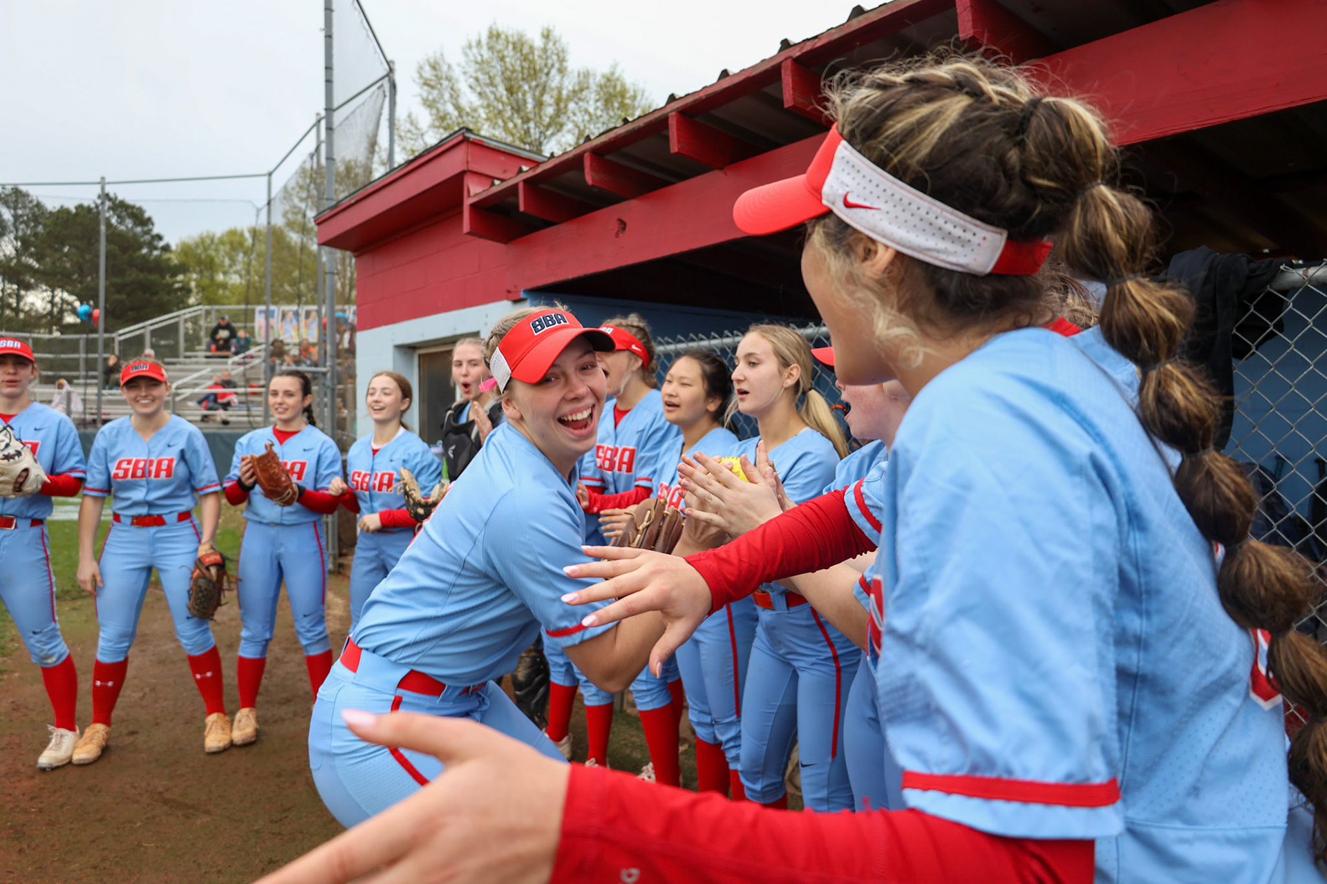 St. Benedict Softball vs Millington on Senior Night at St. Benedict at Auburndale in Memphis, TN on April 20, 2022. (Ryan Beatty/SBA)