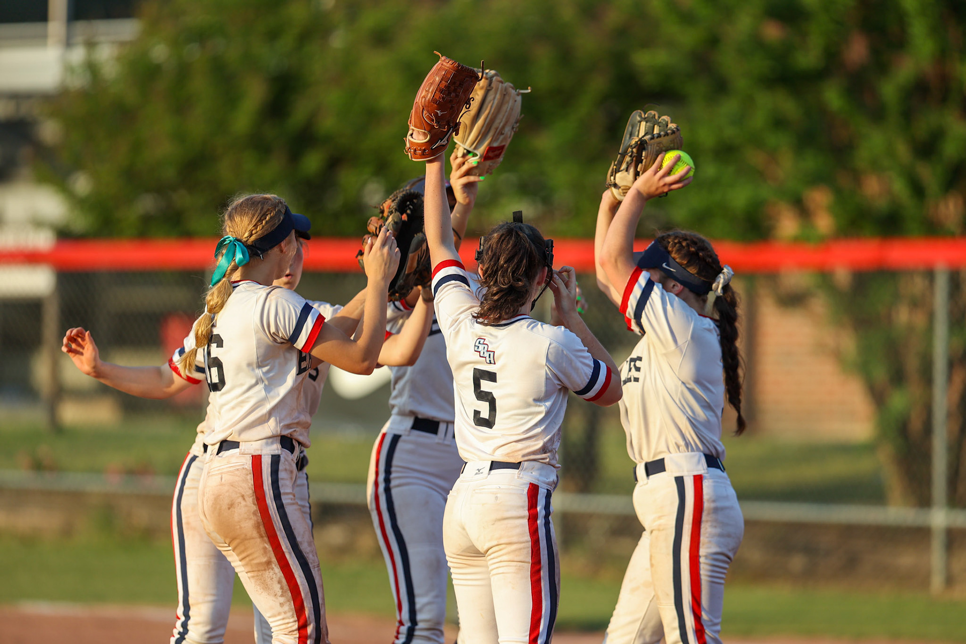 St. Benedict Softball vs TRA at St. Benedict At Auburndale on May 10, 2022 in the DII-AA Regional Softball Tournament. (Ryan Beatty/SBA)