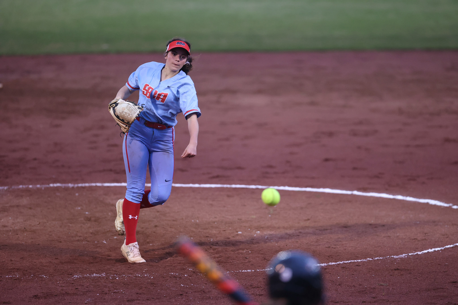St. Benedict Softball vs Millington on Senior Night at St. Benedict at Auburndale in Memphis, TN on April 20, 2022. (Ryan Beatty/SBA)