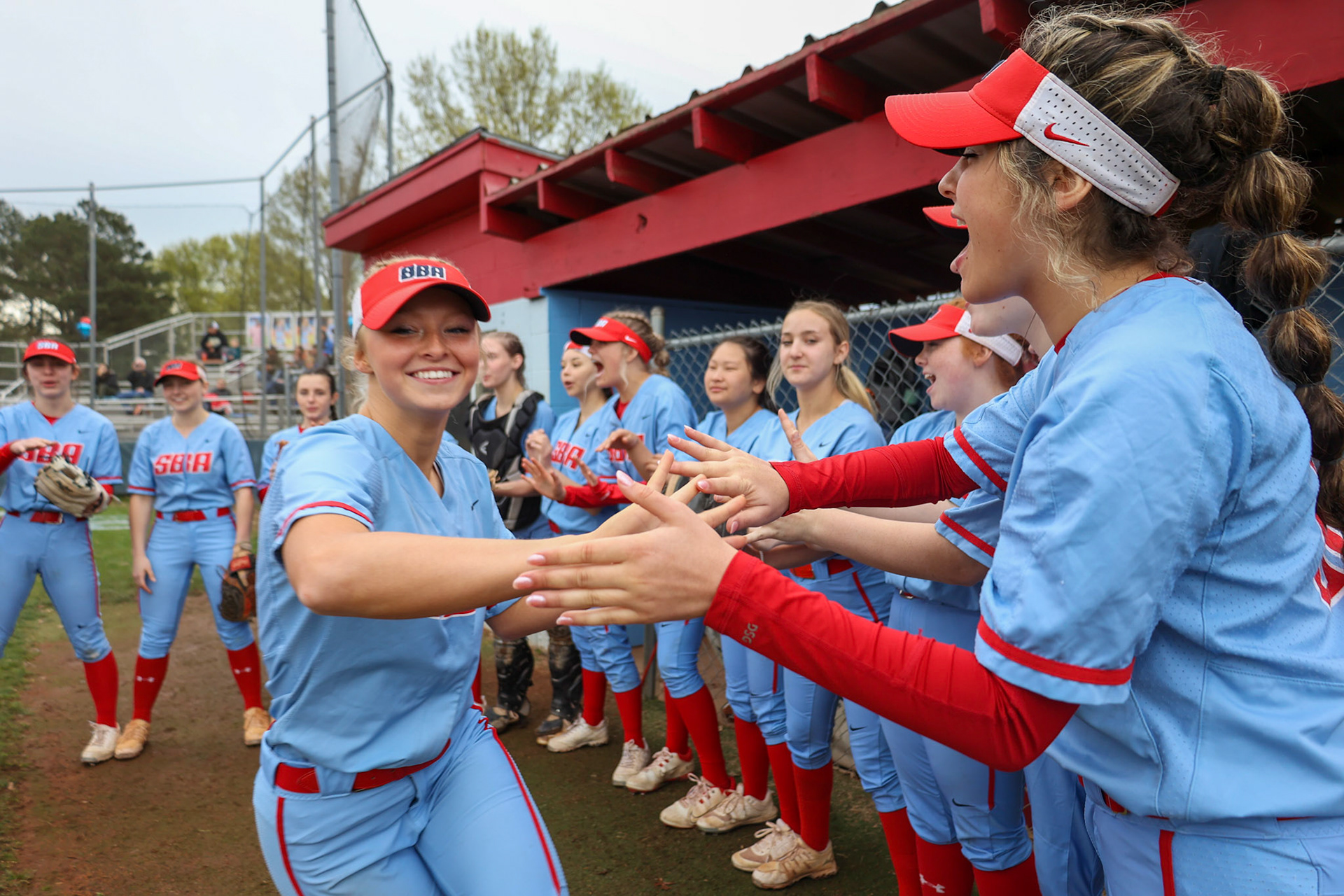 St. Benedict Softball vs Millington on Senior Night at St. Benedict at Auburndale in Memphis, TN on April 20, 2022. (Ryan Beatty/SBA)