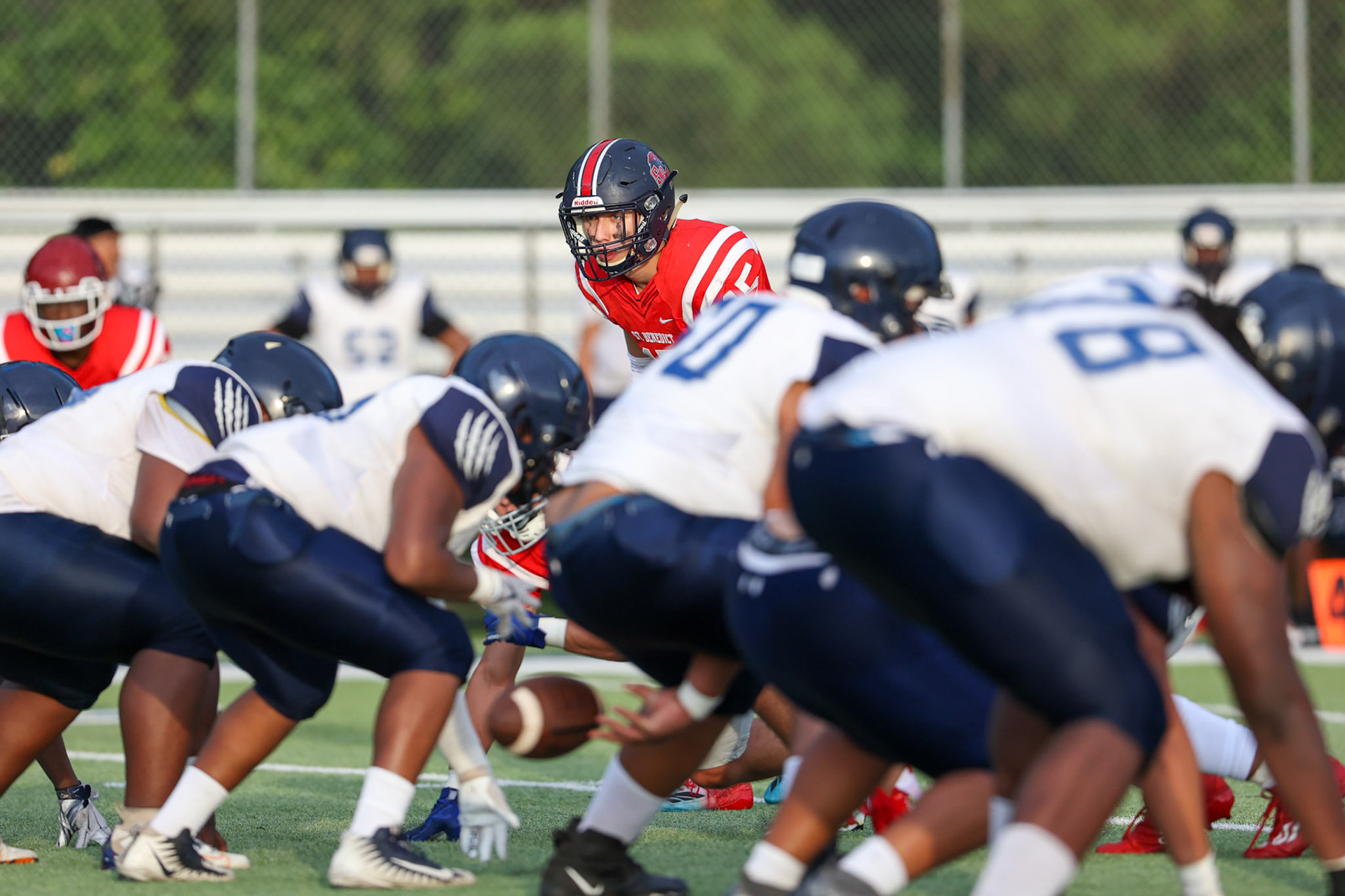 SBA Football Scrimmage on Friday, August 5, 2022 at St. Benedict at Auburndale in Memphis, TN. (Ryan Beatty/SBA)