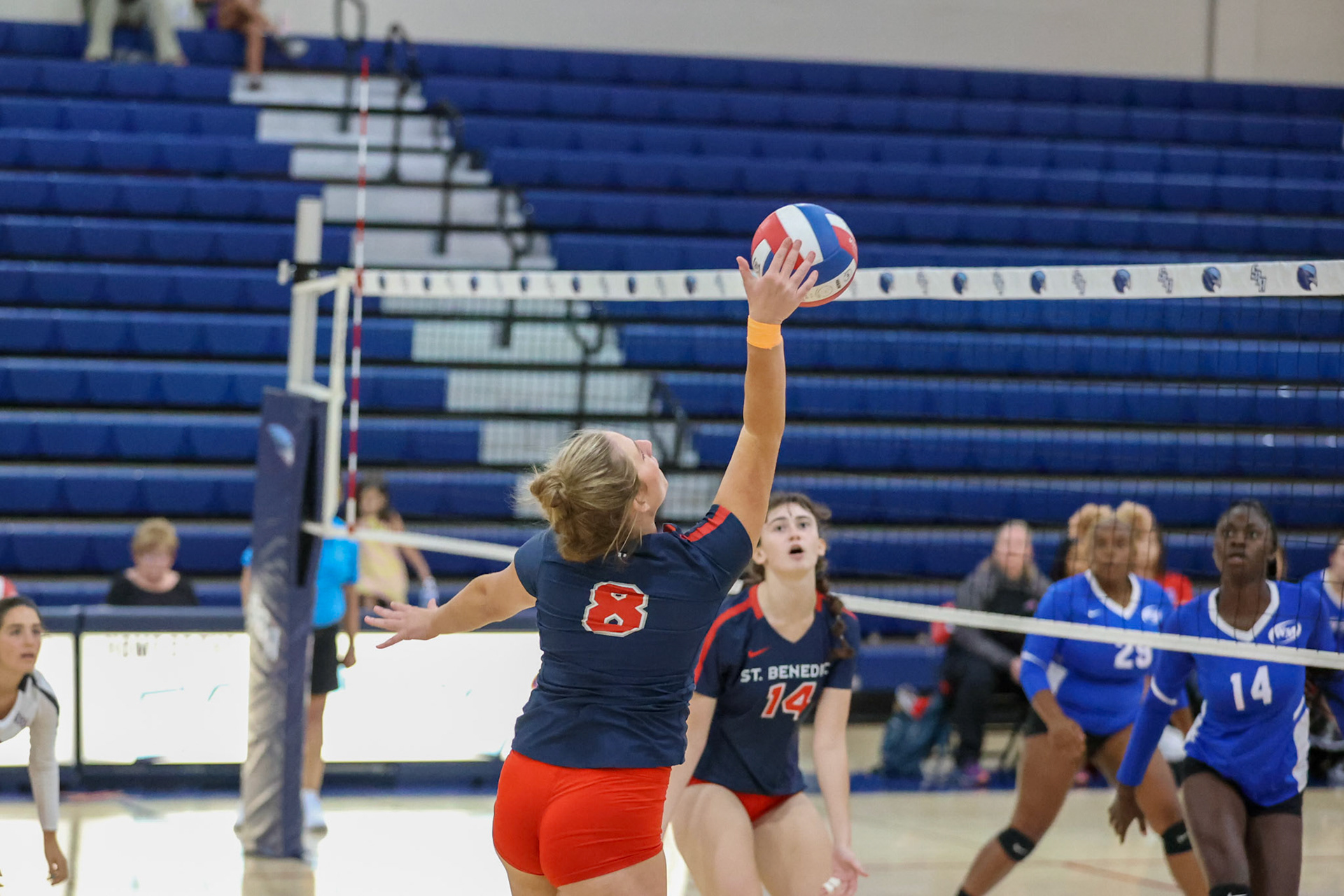 St. Benedict Volleyball vs West Memphis at St. Benedict on Monday, September 12, 2022. (Ryan Beatty/SBA)