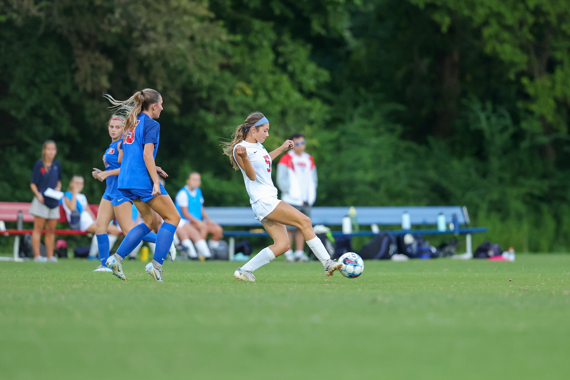 SBA Soccer vs Bartlett at Bartlett High School on Thursday, August 18, 2022. (Ryan Beatty/SBA)