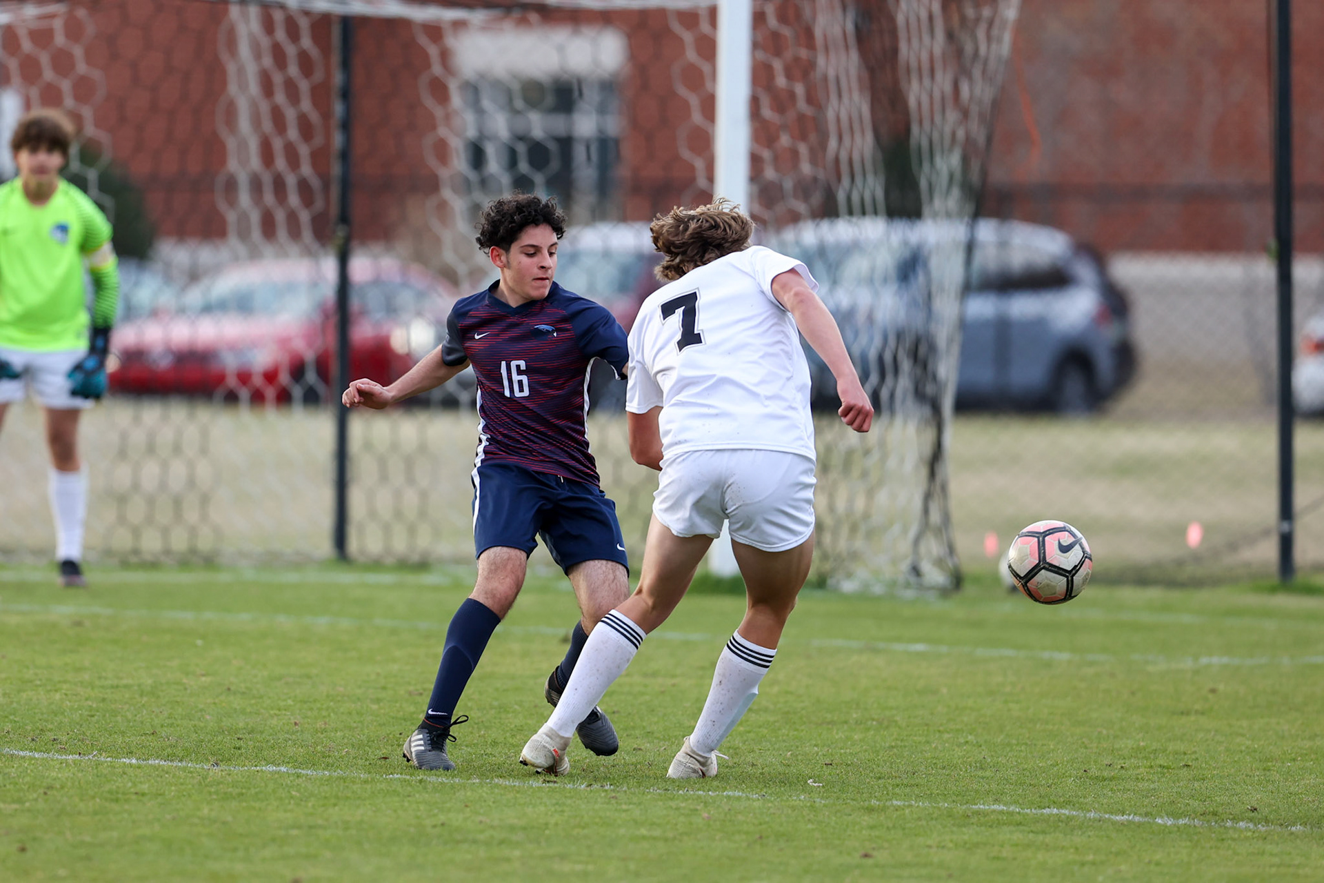 St. Benedict Soccer vs Millington on April 7, 2022 at St. Benedict At Auburndale High School in Memphis, TN. (Ryan Beatty/SBA)