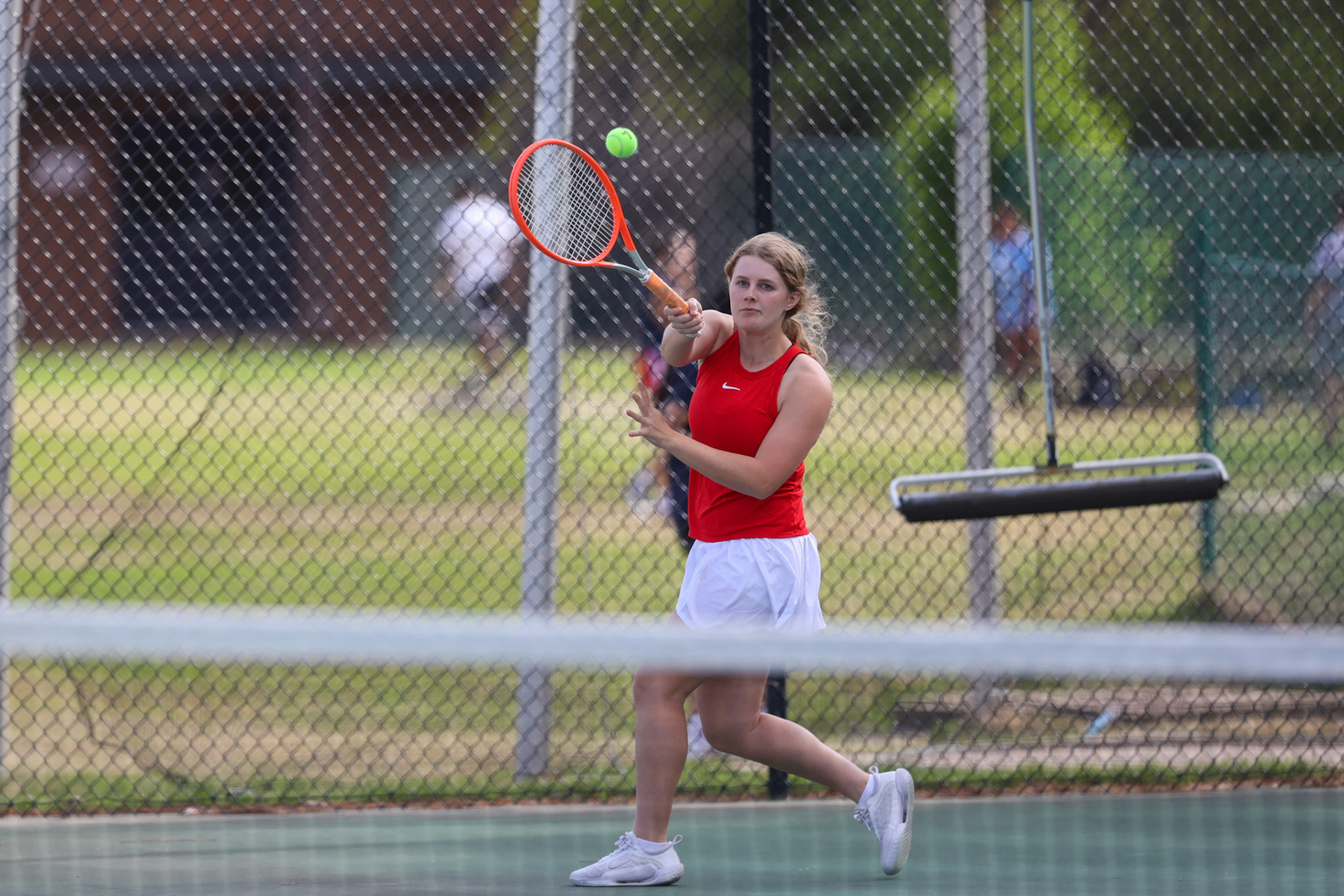 SBA Tennis vs Houston on Thursday, April 13, 2023. (Ryan Beatty Photo)