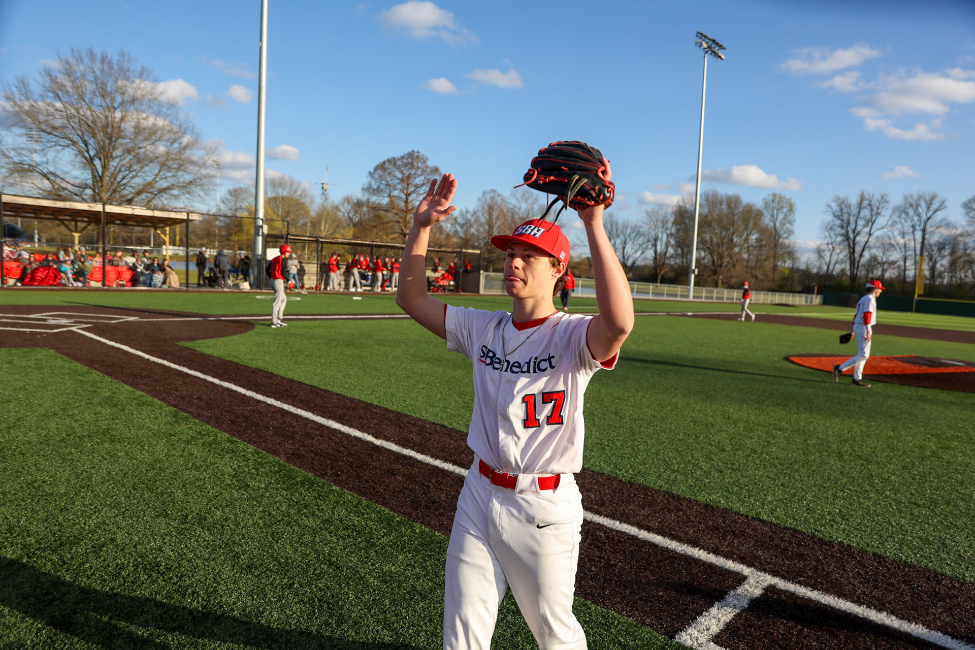 SBA Baseball vs Fayette Academy at USA Stadium in Millington, TN on Monday, March 13, 2023. (Ryan Beatty Photo)