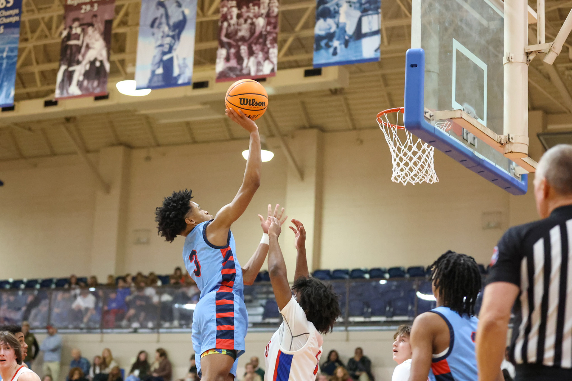 SBA Boys Basketball at MUS. (Ryan Beatty Photo)
