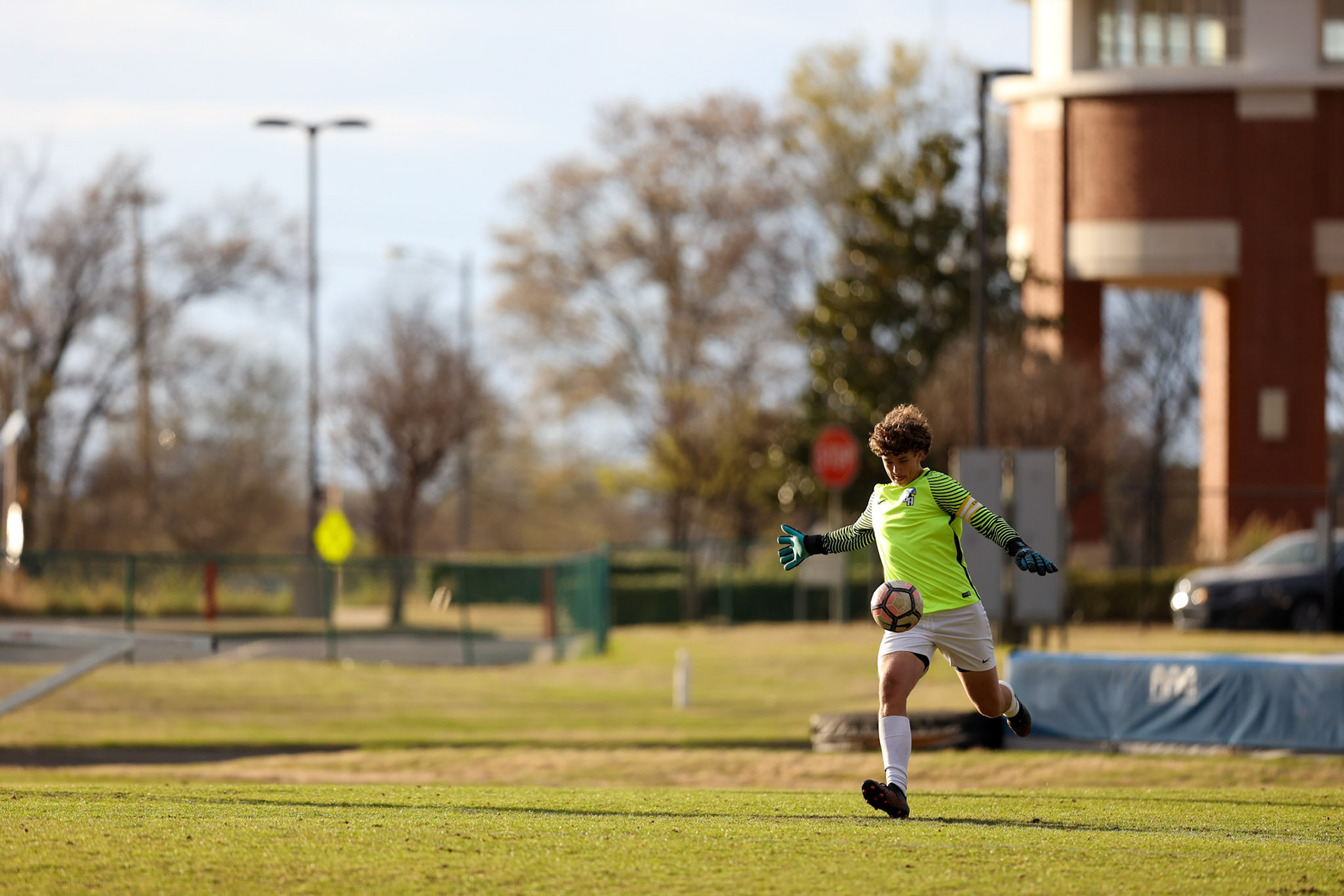 St. Benedict Soccer vs Millington on April 7, 2022 at St. Benedict At Auburndale High School in Memphis, TN. (Ryan Beatty/SBA)