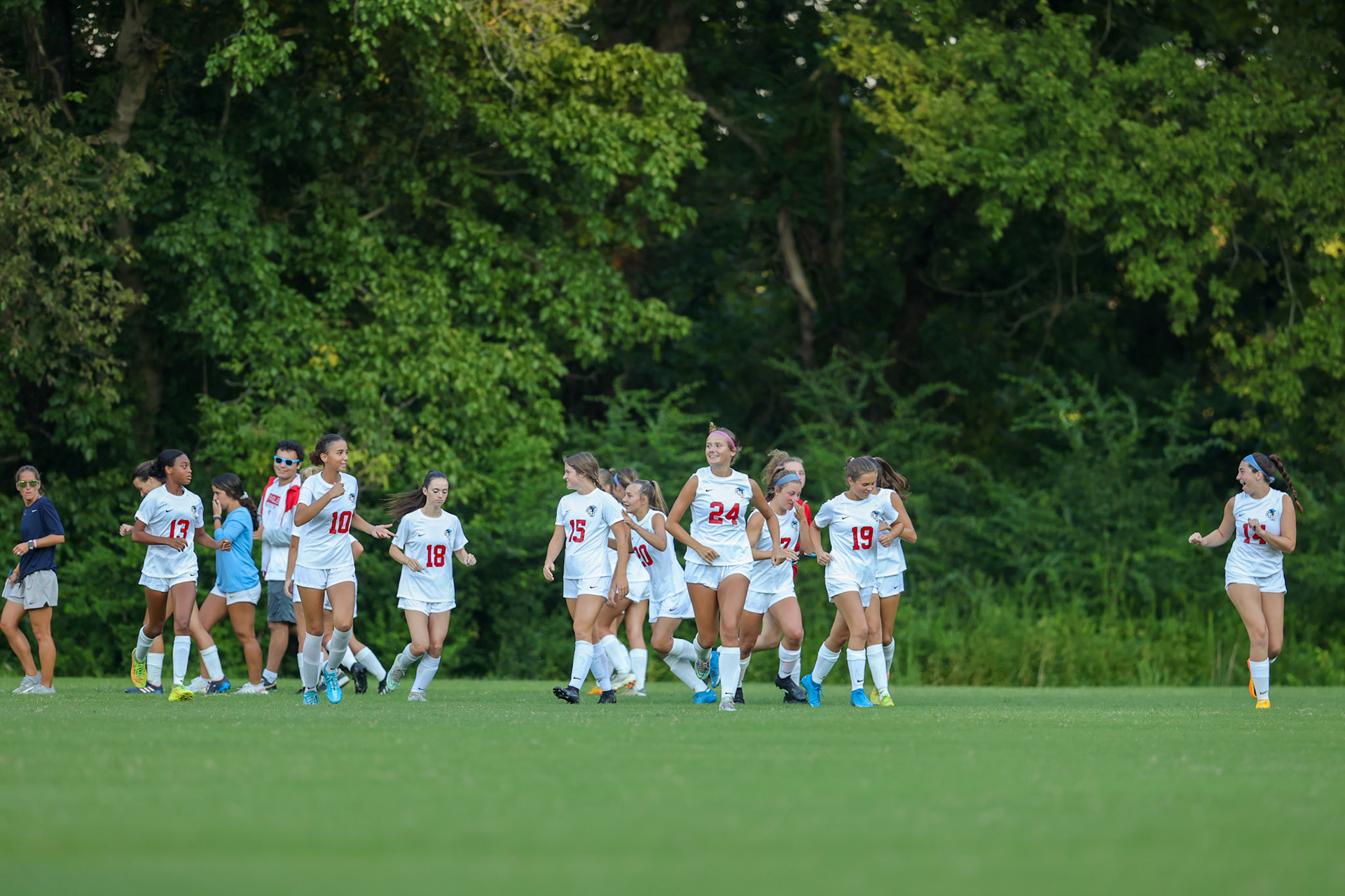 SBA Soccer vs Bartlett at Bartlett High School on Thursday, August 18, 2022. (Ryan Beatty/SBA)