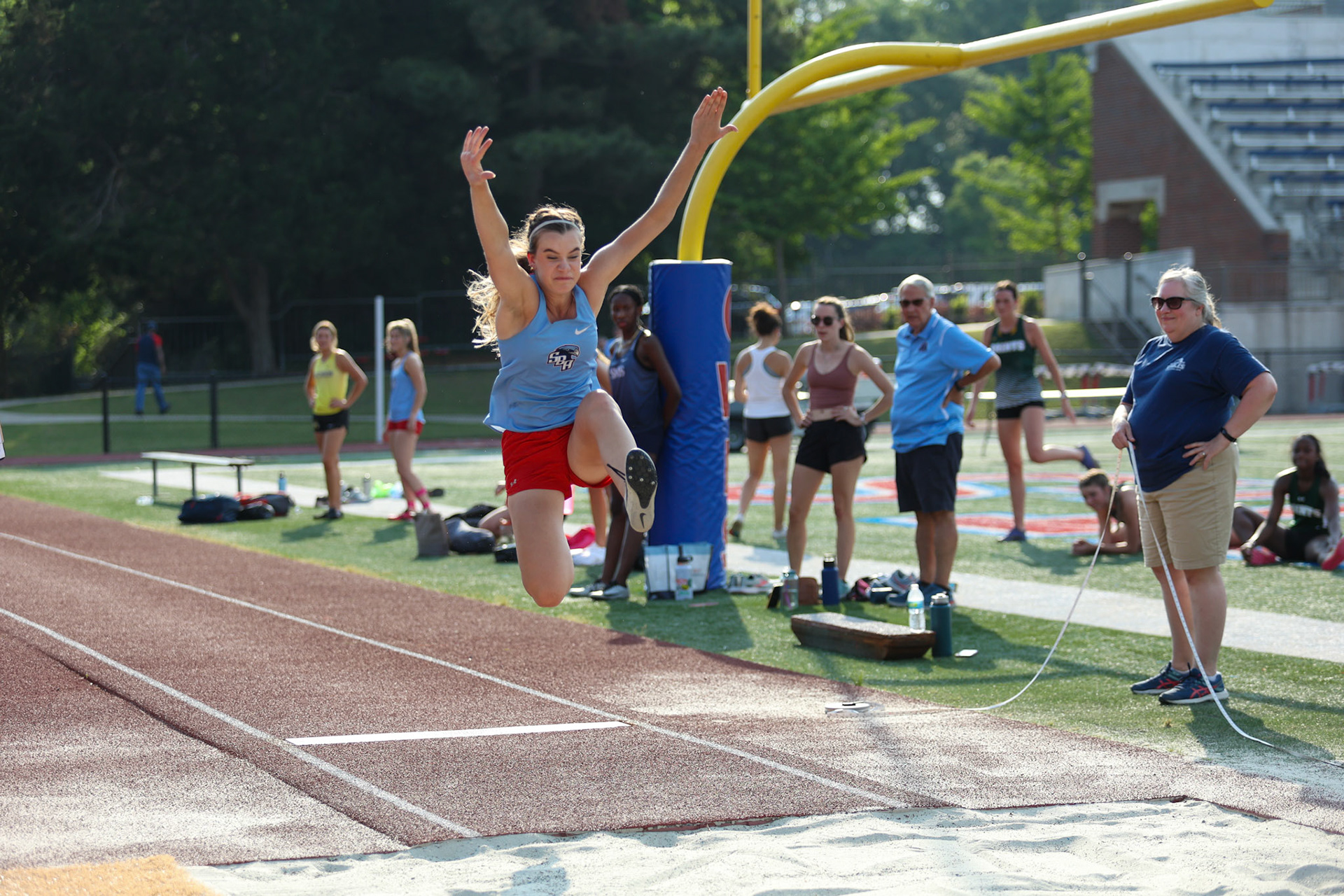 St. Benedict Track at MUS Region Meet on May 11, 2022. (Ryan Beatty/SBA)