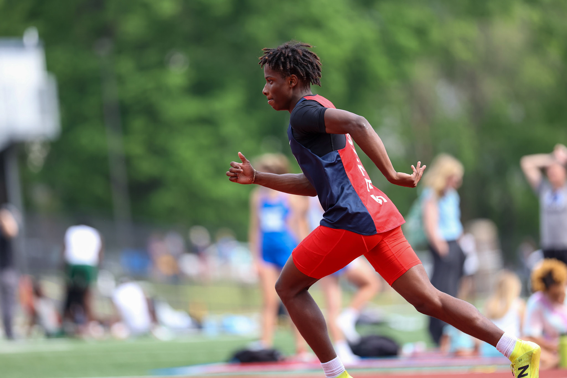 St. Benedict Track at Memphis University School in Memphis, TN on May 3, 2022. (Ryan Beatty/SBA)