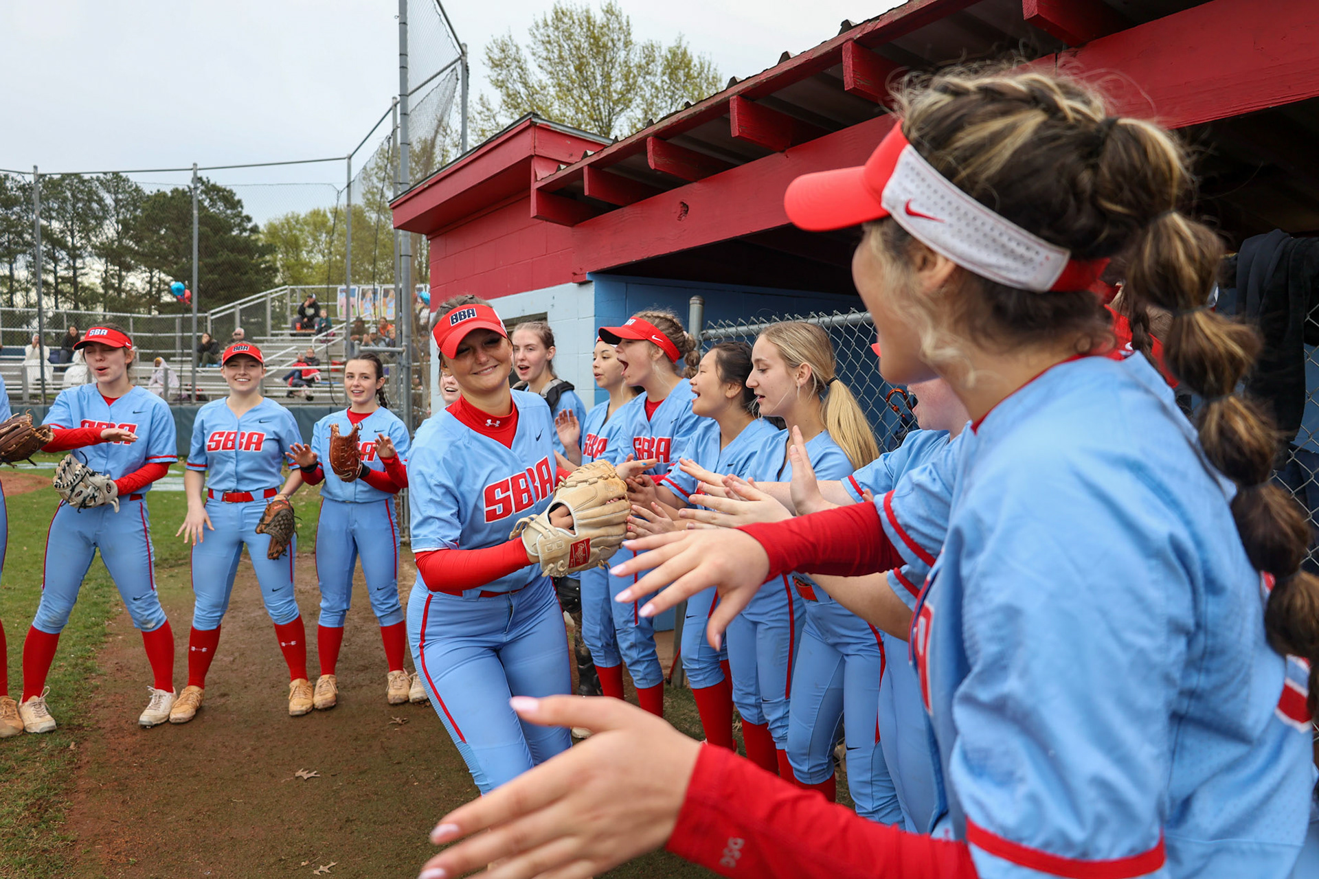 St. Benedict Softball vs Millington on Senior Night at St. Benedict at Auburndale in Memphis, TN on April 20, 2022. (Ryan Beatty/SBA)
