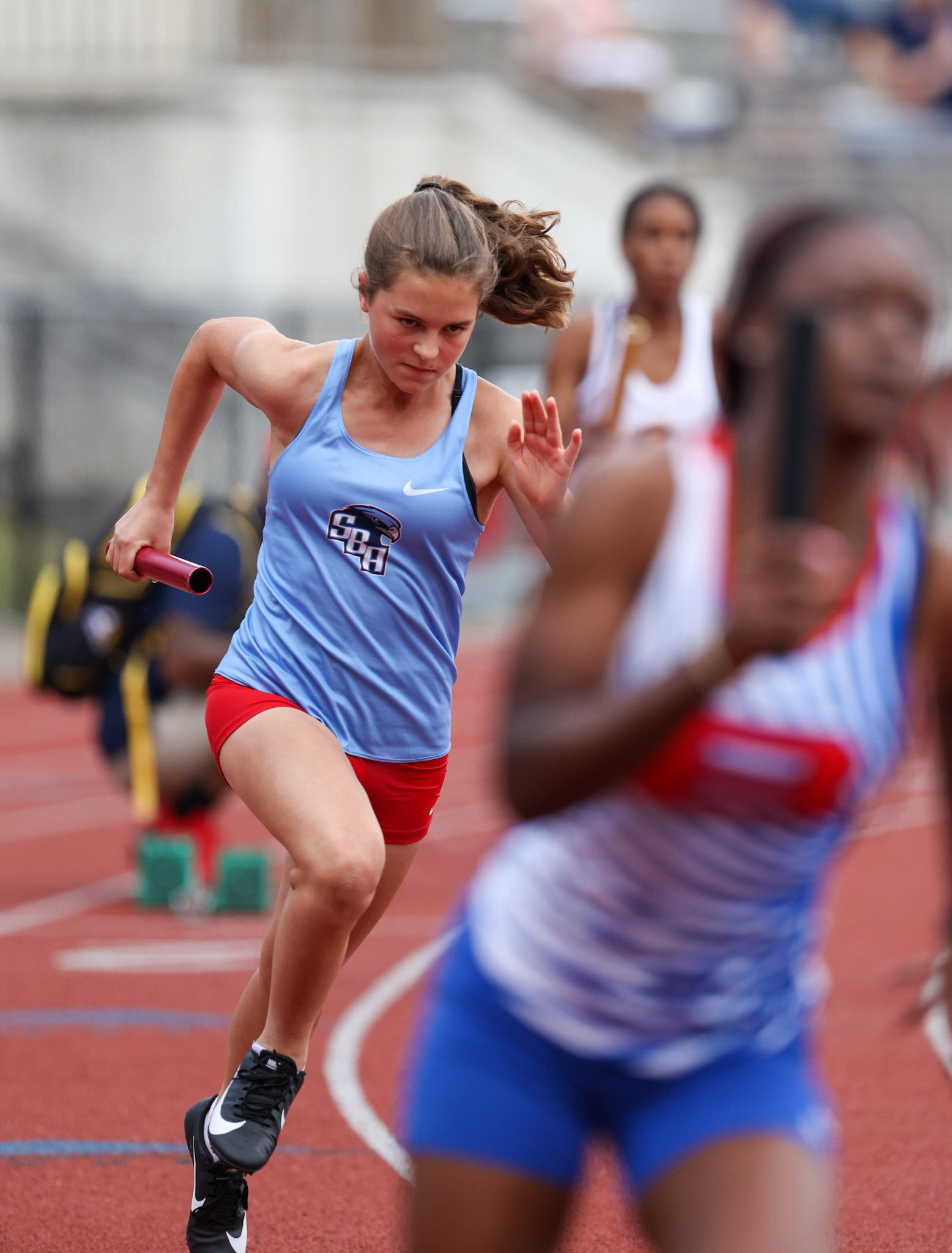 St. Benedict Track at Memphis University School in Memphis, TN on May 3, 2022. (Ryan Beatty/SBA)