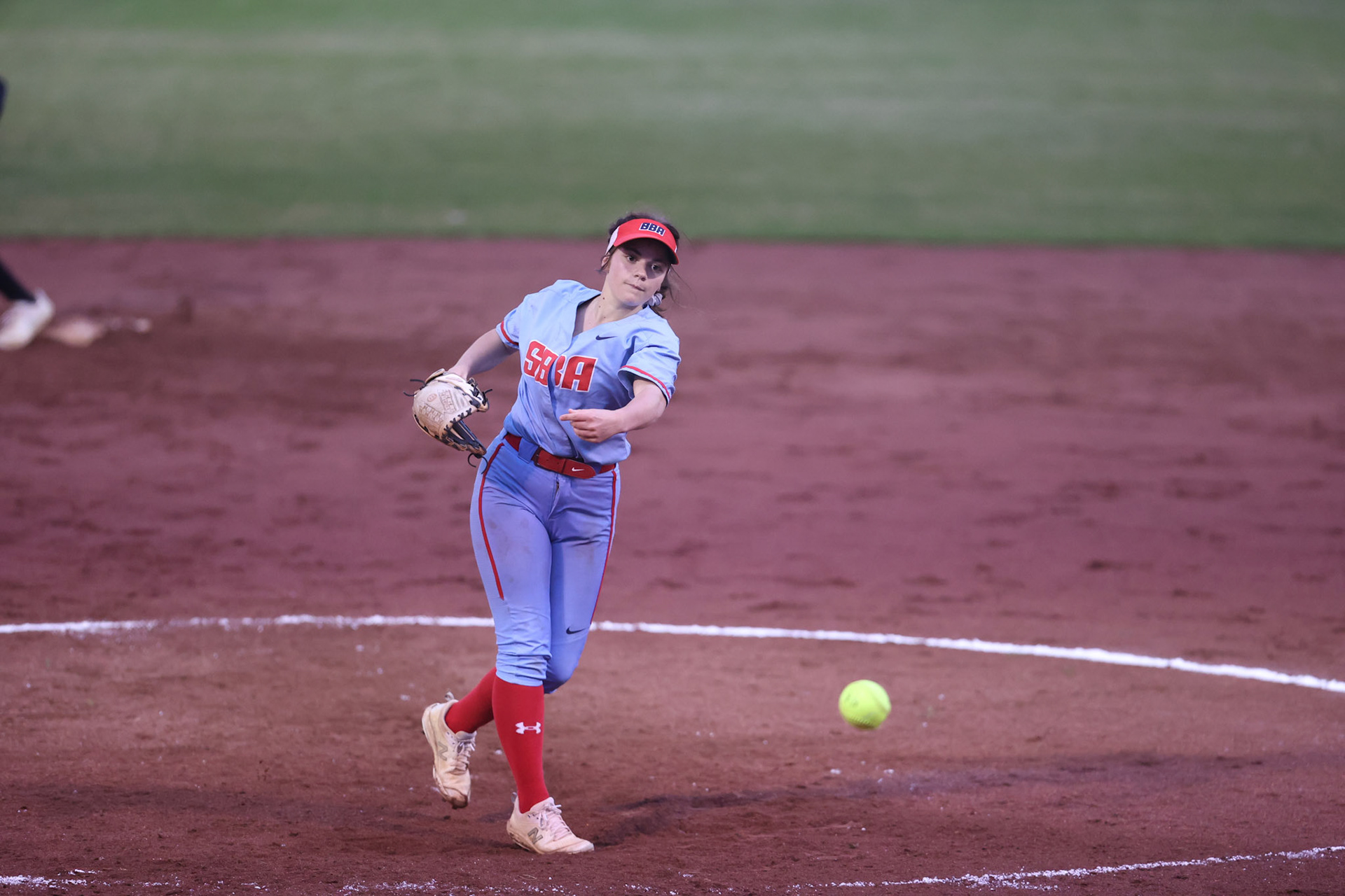 St. Benedict Softball vs Millington on Senior Night at St. Benedict at Auburndale in Memphis, TN on April 20, 2022. (Ryan Beatty/SBA)