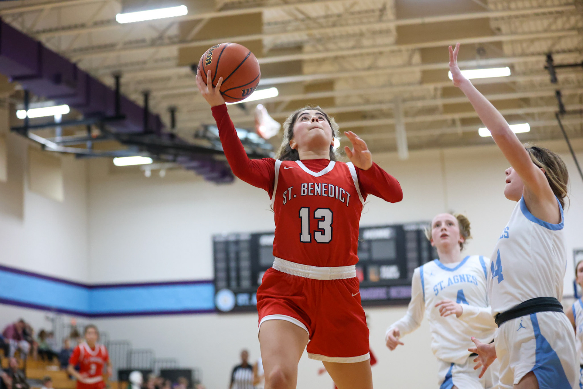 SBA Girls Basketball vs St. Agnes on Monday, January 23, 2022. (Ryan Beatty Photo)