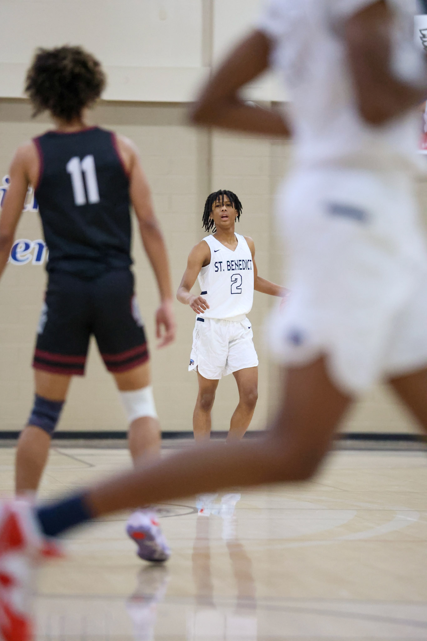 SBA Basketball vs Sacred Heart at the 2022 SBA Holiday Hoops Tournament. (Ryan Beatty Photo)