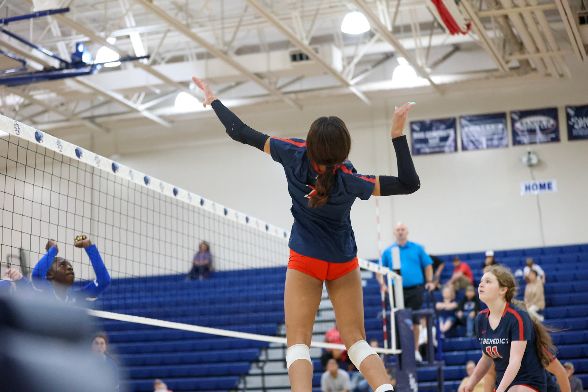 St. Benedict Volleyball vs West Memphis at St. Benedict on Monday, September 12, 2022. (Ryan Beatty/SBA)