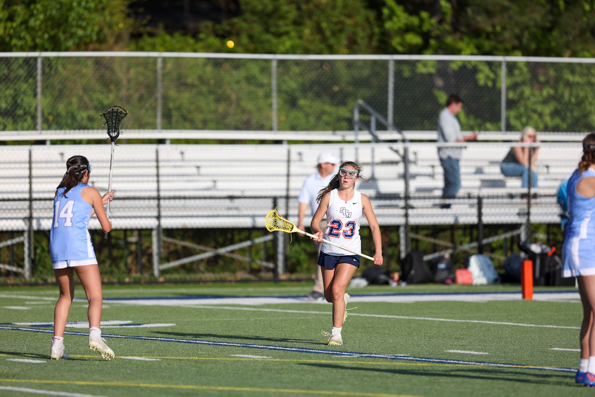 St. Benedict Girls Lacrosse vs St. Agnes on Senior Night at St. Benedict at Auburndale in Memphis, TN on April 19, 2022. (Ryan Beatty/SBA)