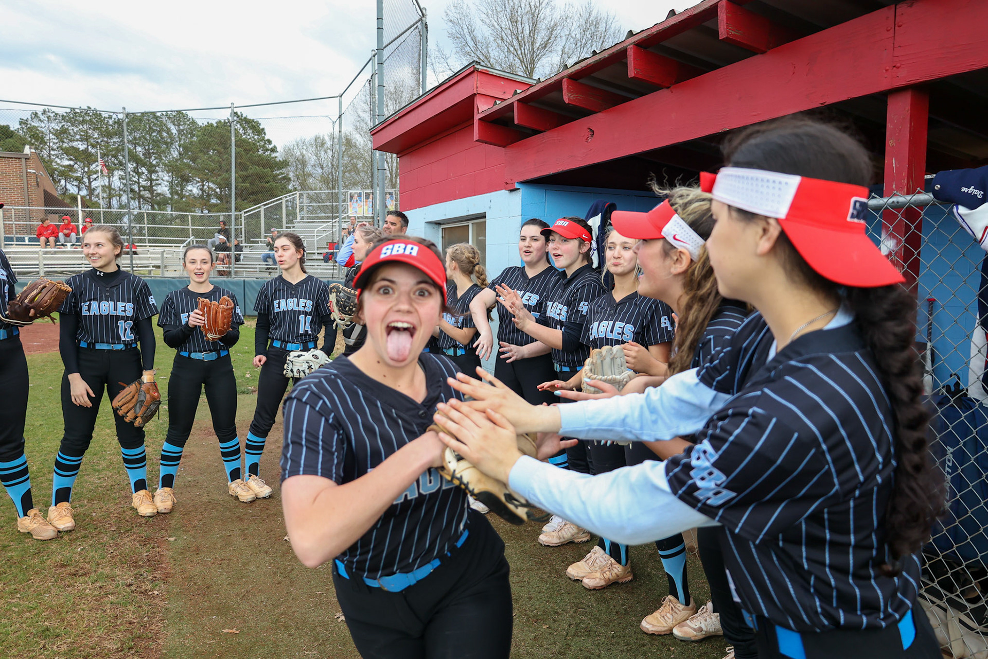 St. Benedict Softball vs St. Agnes Academy on Wednesday April 6, 2022 at St. Benedict At Auburndale High School in Memphis, TN. (Ryan Beatty/SBA)