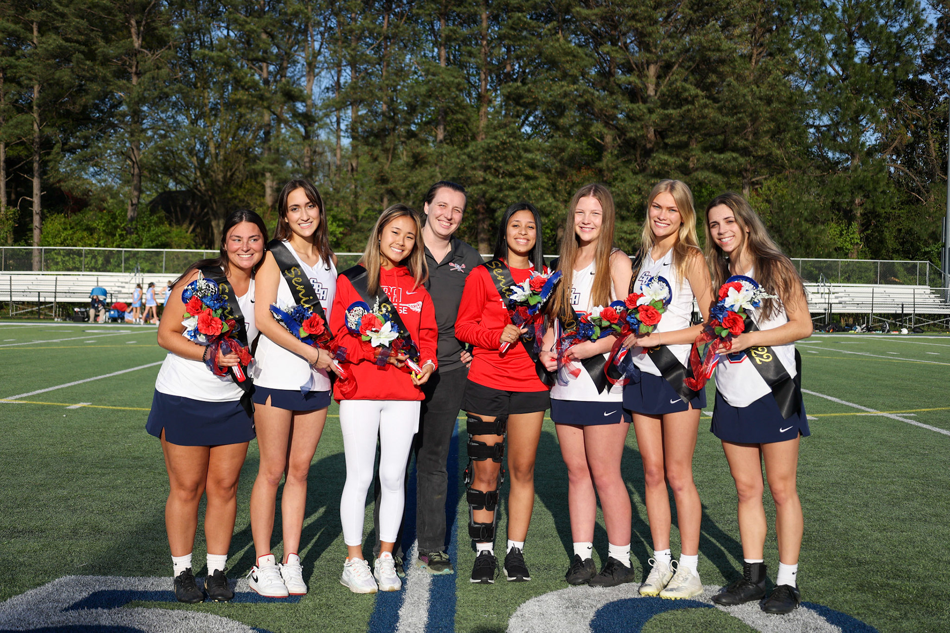 St. Benedict Girls Lacrosse vs St. Agnes on Senior Night at St. Benedict at Auburndale in Memphis, TN on April 19, 2022. (Ryan Beatty/SBA)