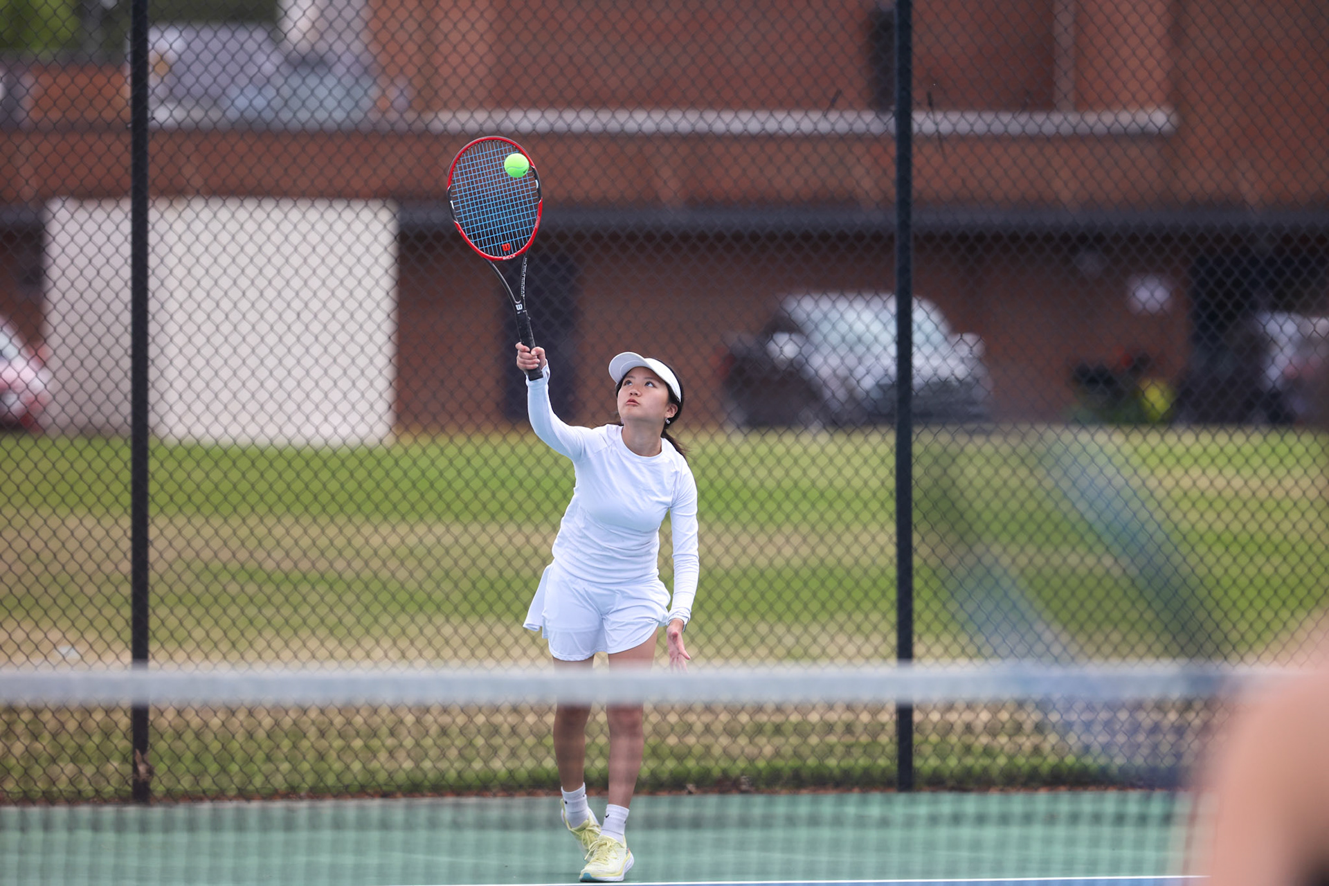 SBA Tennis vs Houston on Thursday, April 13, 2023. (Ryan Beatty Photo)