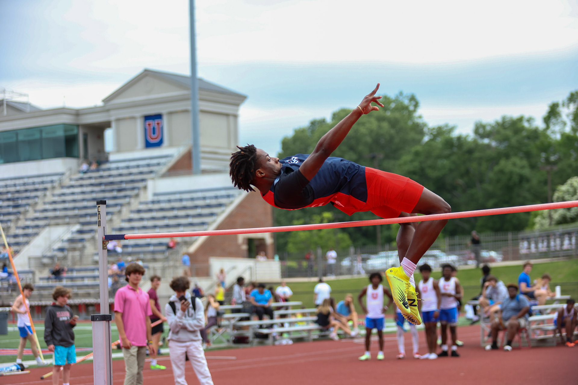 St. Benedict Track at Memphis University School in Memphis, TN on May 3, 2022. (Ryan Beatty/SBA)
