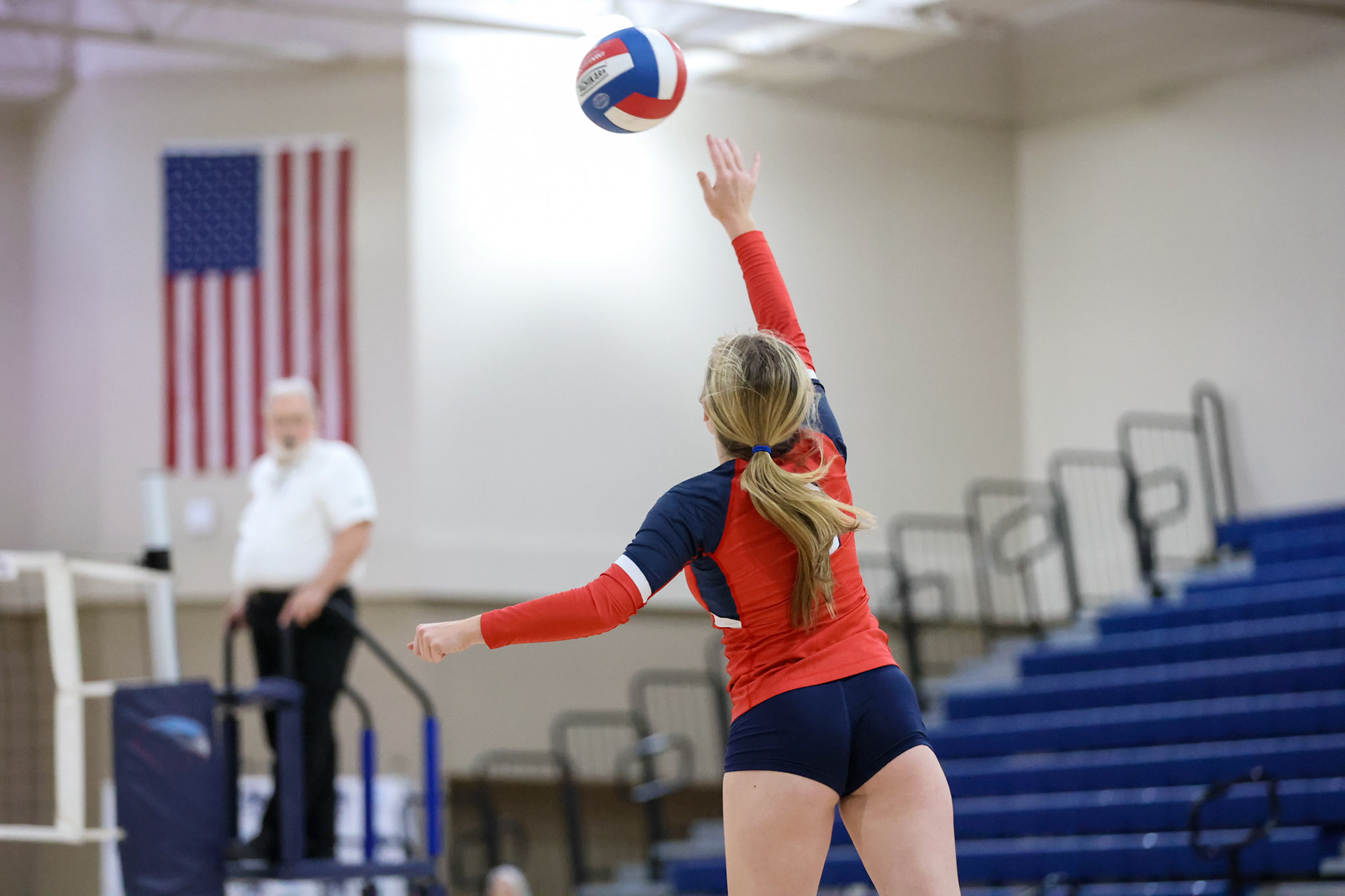 St. Benedict Volleyball vs Hutchison at St. Benedict on Tuesday, September 13, 2022. (Ryan Beatty/SBA)