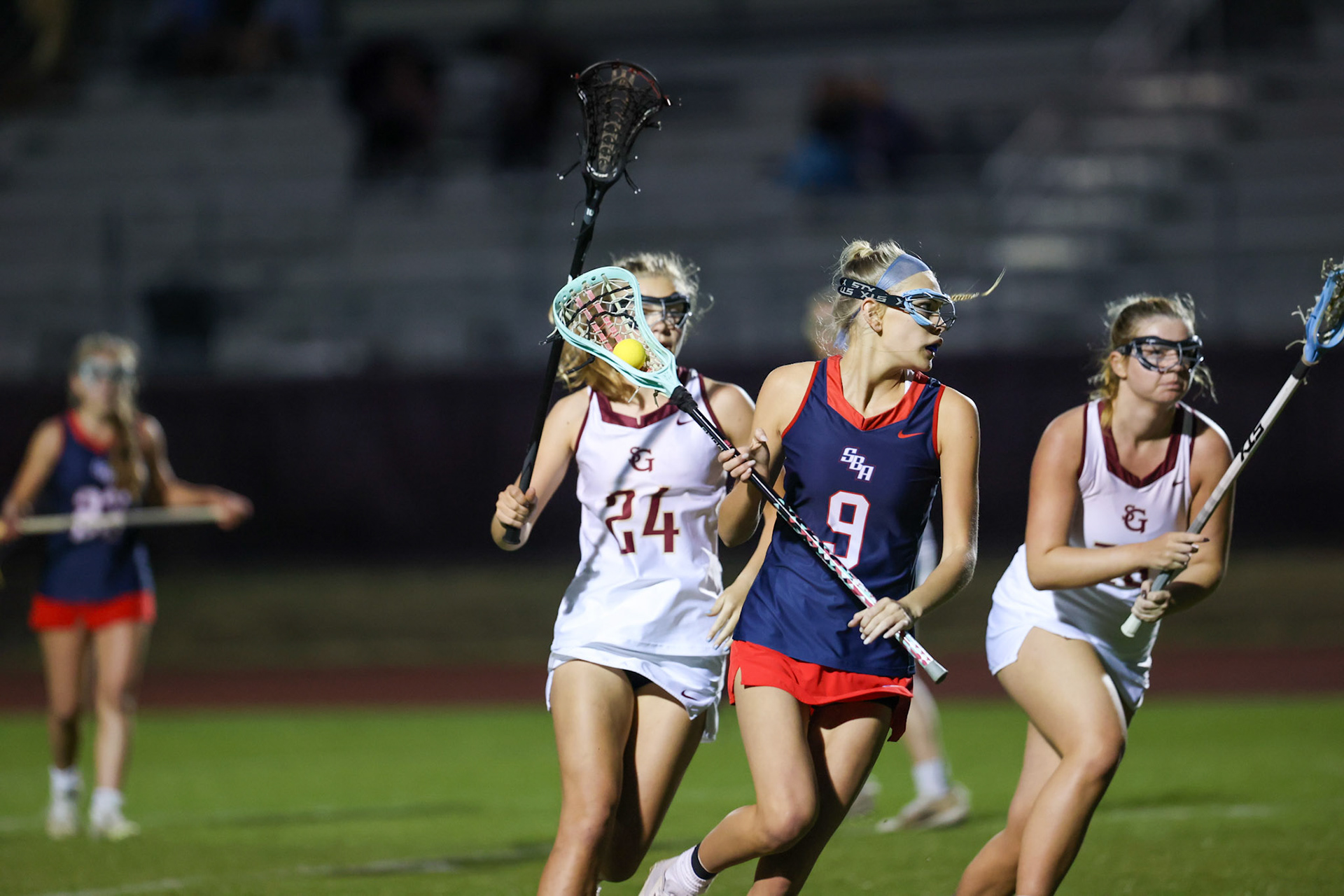 St. Benedict Lacrosse vs St. George’s at St. George’s Independent School on April 12, 2022 in Memphis, TN. (Ryan Beatty/SBA)