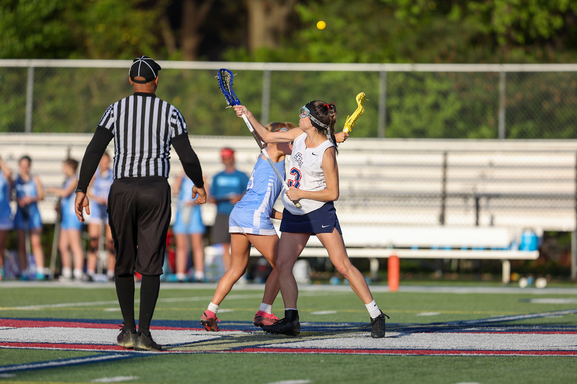 St. Benedict Girls Lacrosse vs St. Agnes on Senior Night at St. Benedict at Auburndale in Memphis, TN on April 19, 2022. (Ryan Beatty/SBA)