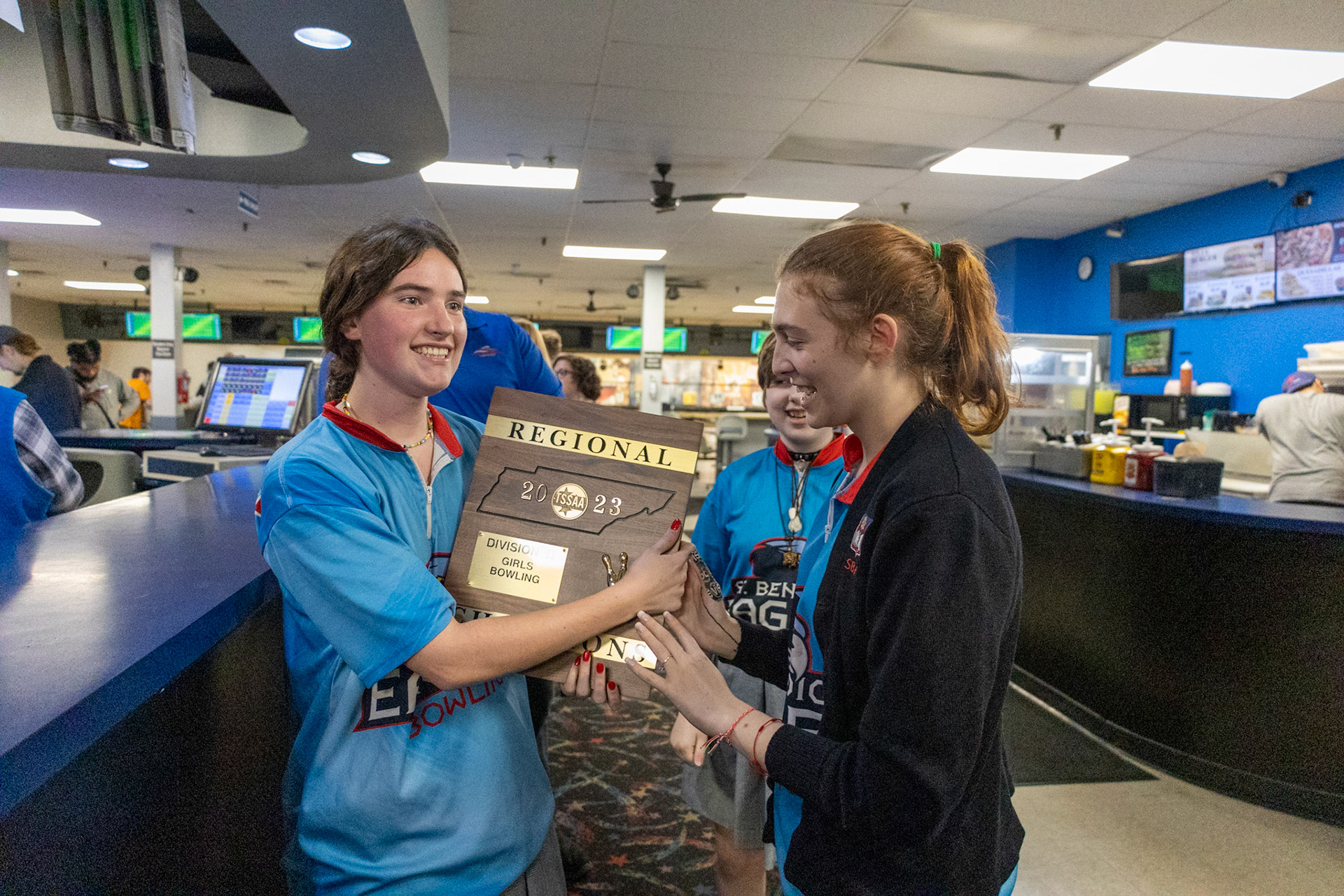 SBA Bowling vs Briarcrest. (Ryan Beatty/SBA)