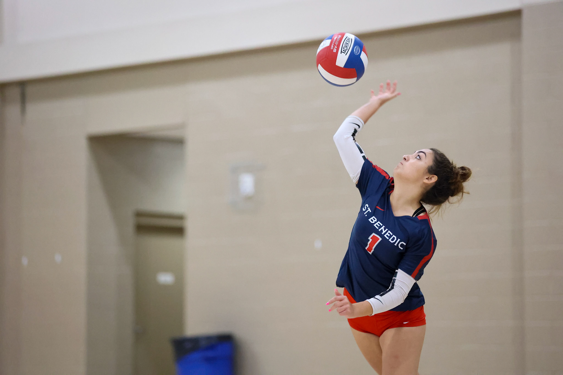 St. Benedict Volleyball vs West Memphis at St. Benedict on Monday, September 12, 2022. (Ryan Beatty/SBA)