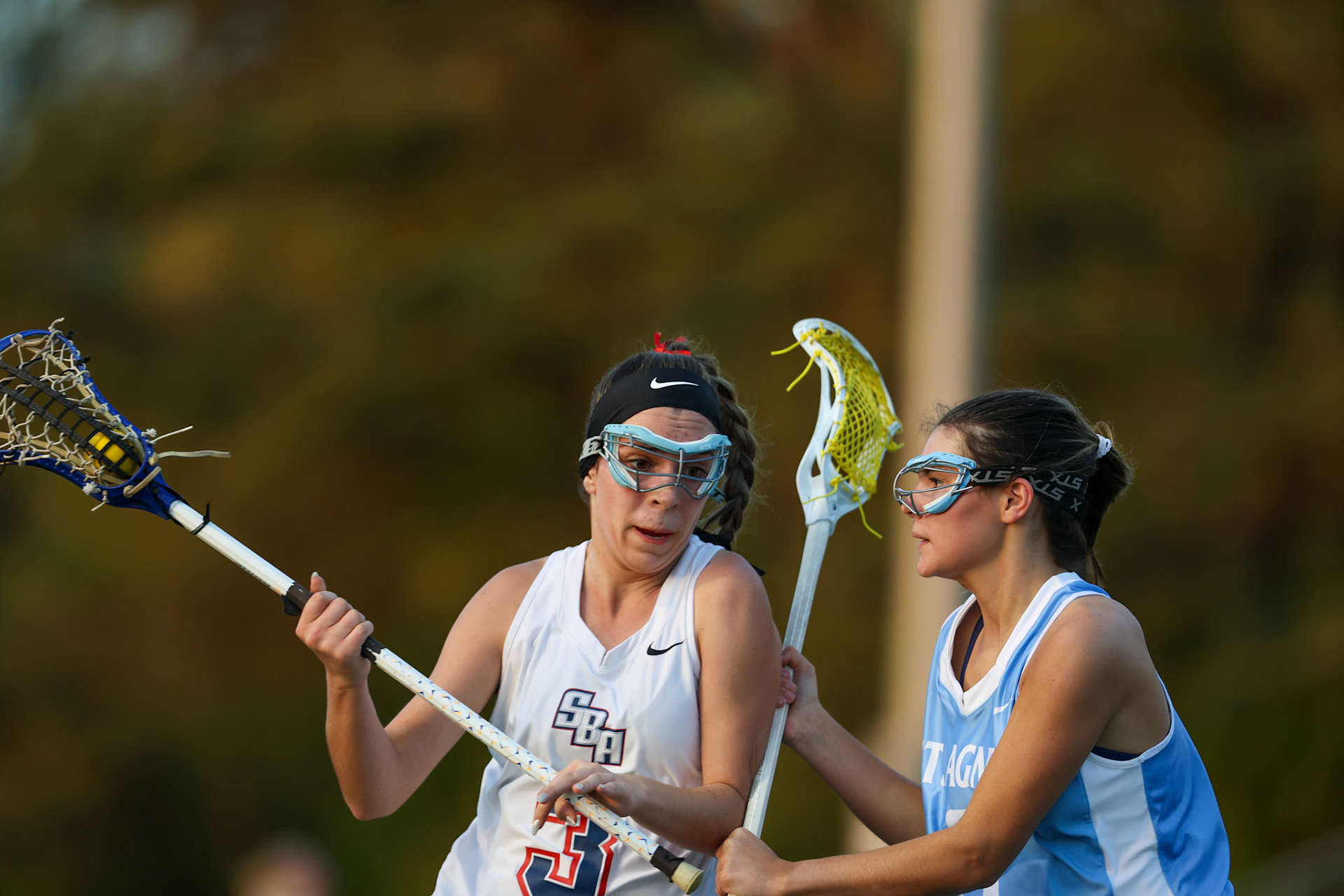 St. Benedict Girls Lacrosse vs St. Agnes on Senior Night at St. Benedict at Auburndale in Memphis, TN on April 19, 2022. (Ryan Beatty/SBA)