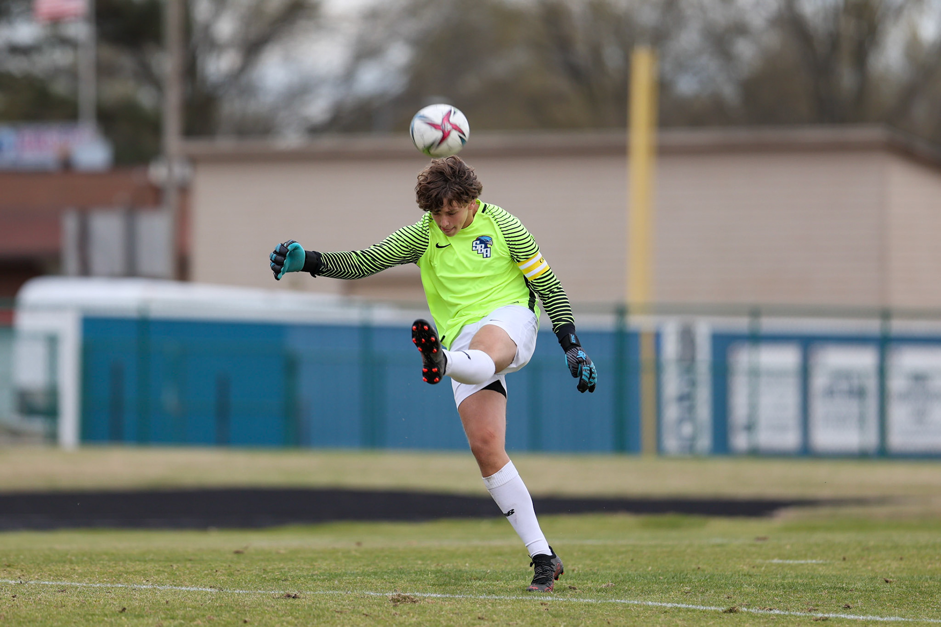 St. Benedict Soccer vs Millington on April 7, 2022 at St. Benedict At Auburndale High School in Memphis, TN. (Ryan Beatty/SBA)