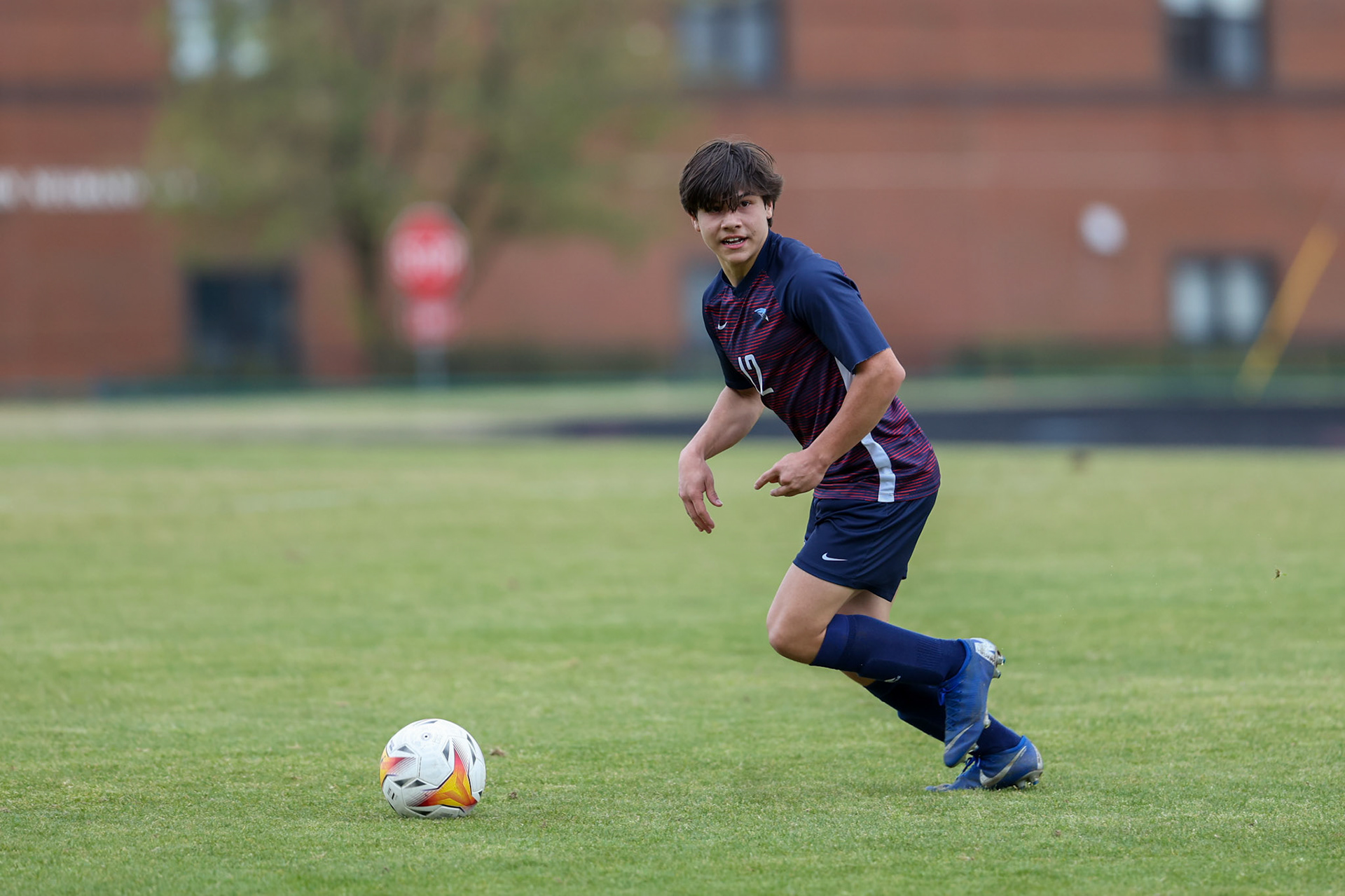 St. Benedict Soccer vs Millington on April 7, 2022 at St. Benedict At Auburndale High School in Memphis, TN. (Ryan Beatty/SBA)