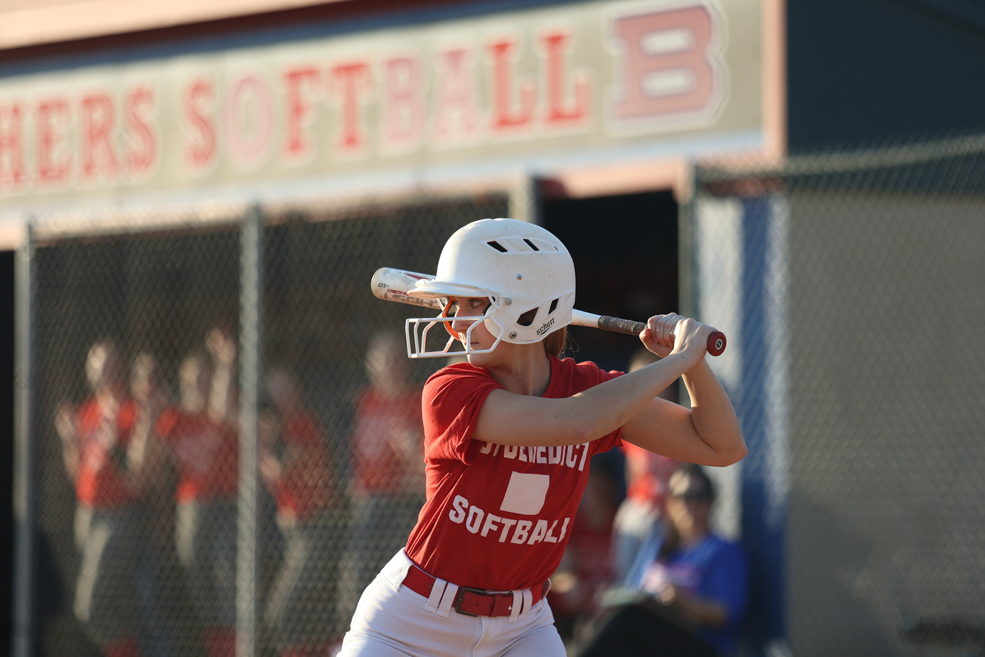 St. Benedict Softball vs Bartlett High School on March 3, 2022 at W.J. Freeman Park in Memphis, TN (Ryan Beatty/SBA)