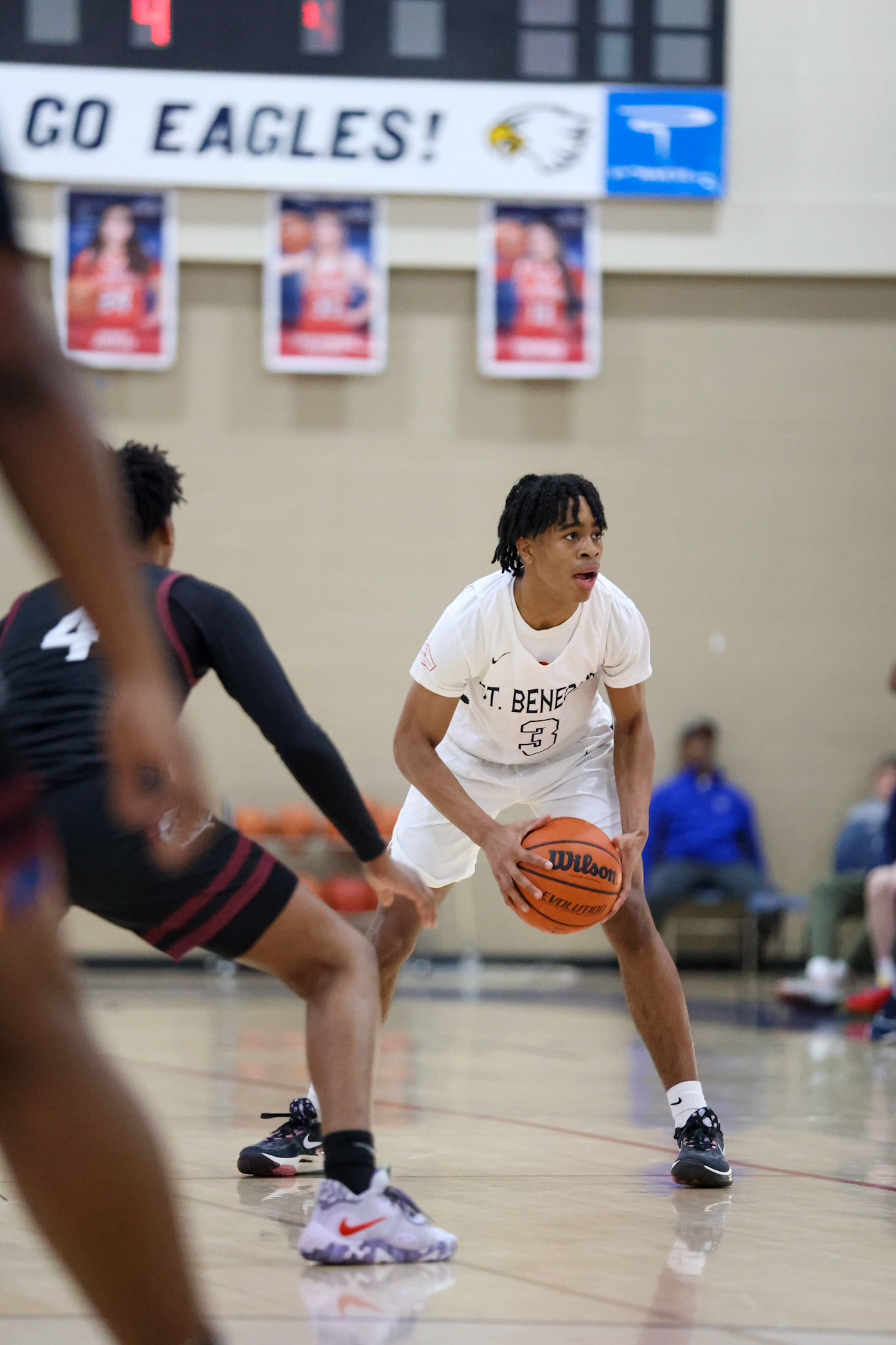 SBA Basketball vs Sacred Heart at the 2022 SBA Holiday Hoops Tournament. (Ryan Beatty Photo)