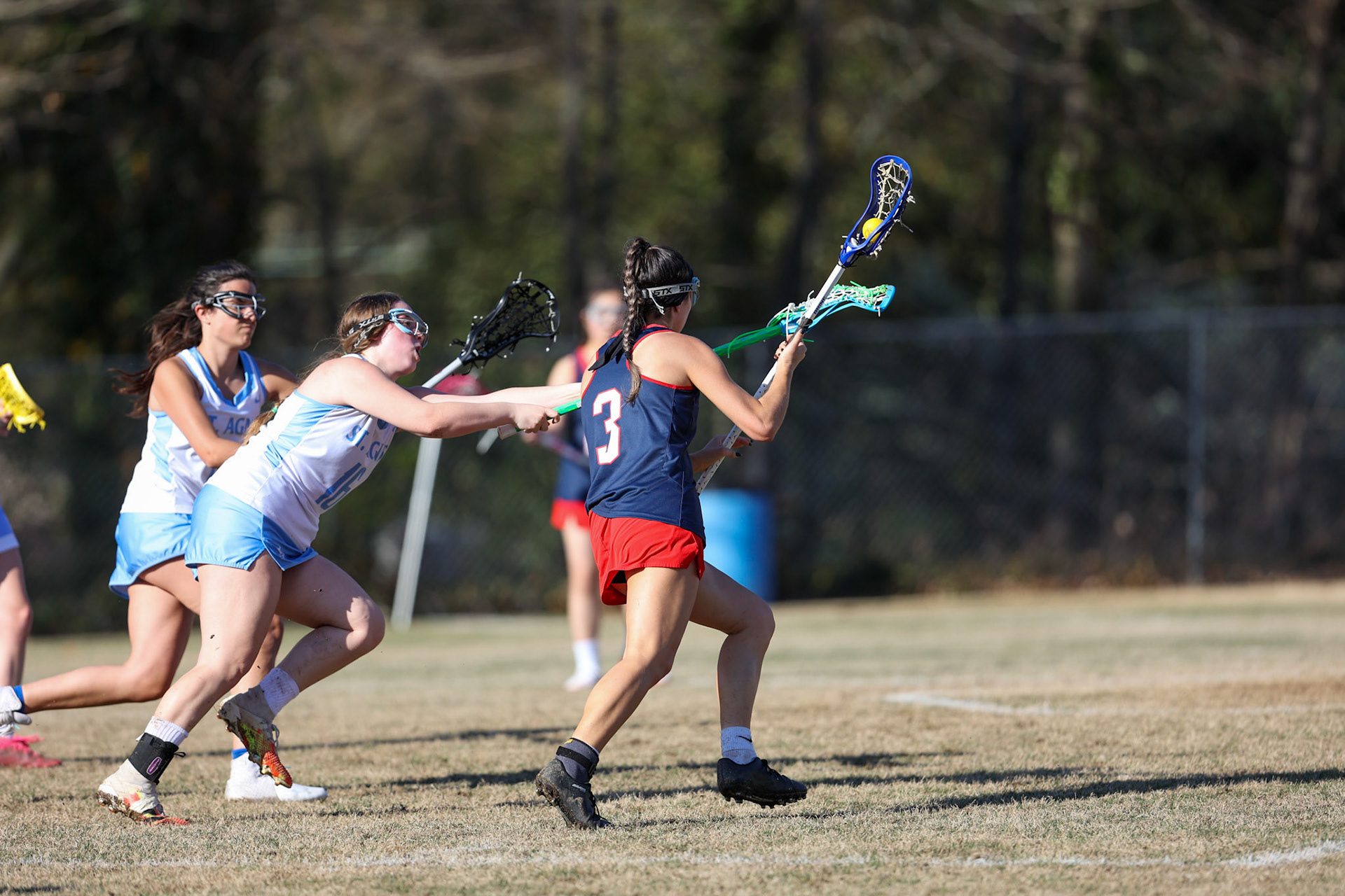 St. Benedict Girls Lacrosse vs St. Agnes on April 5, 2022 at St. Agnes Academy in Memphis, TN. (Ryan Beatty/SBA)