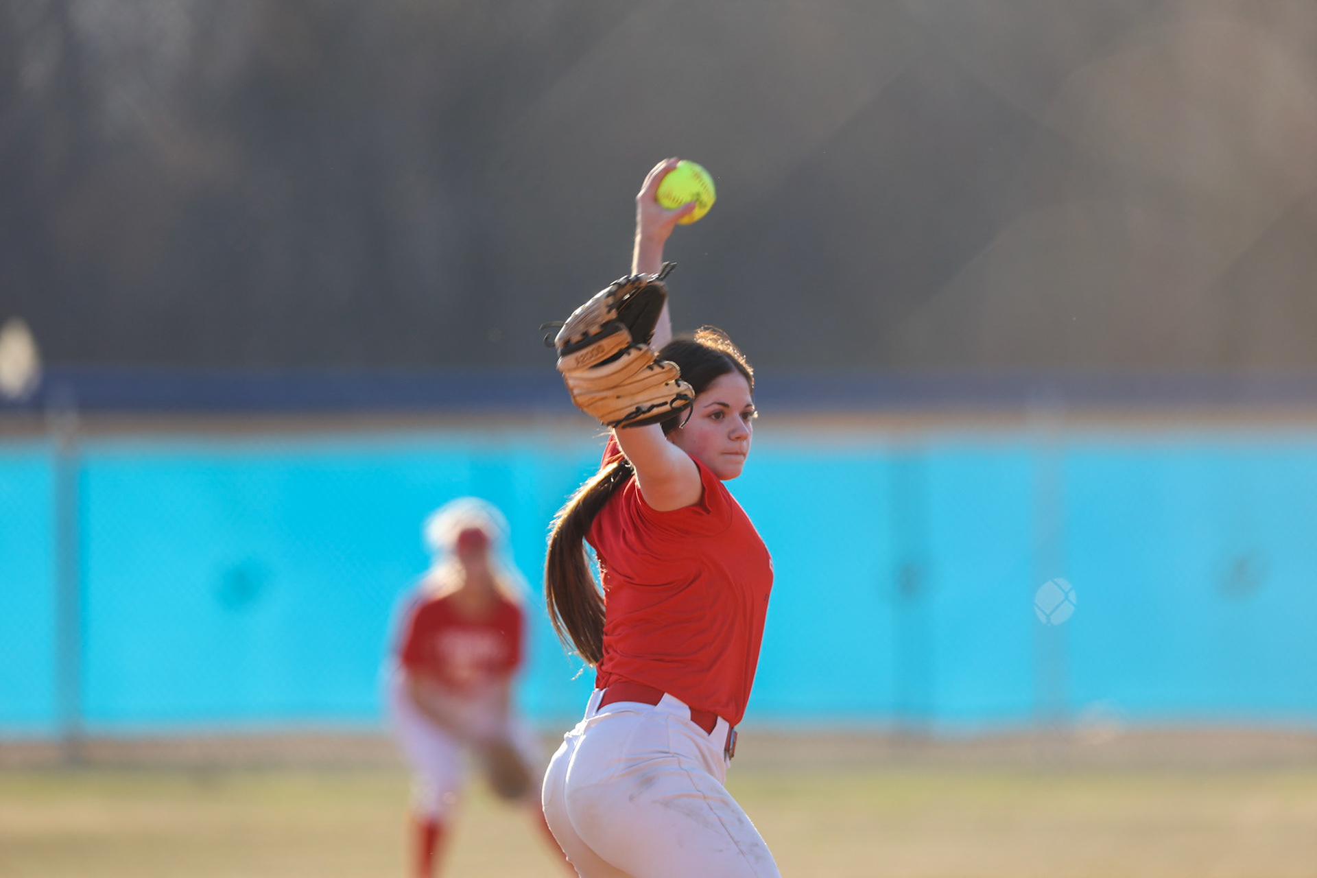 St. Benedict Softball vs Bartlett High School on March 3, 2022 at W.J. Freeman Park in Memphis, TN (Ryan Beatty/SBA)