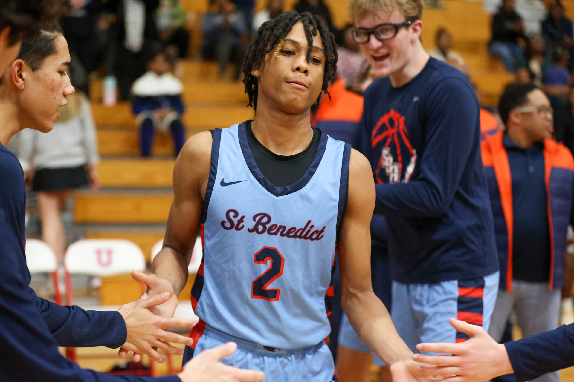 SBA Boys Basketball at MUS. (Ryan Beatty Photo)