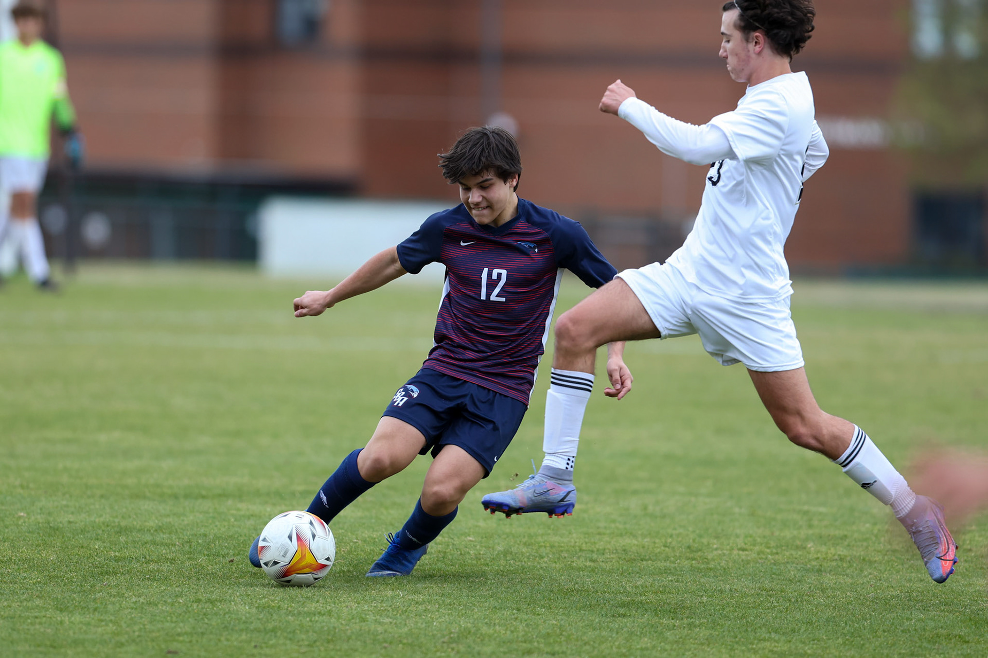 St. Benedict Soccer vs Millington on April 7, 2022 at St. Benedict At Auburndale High School in Memphis, TN. (Ryan Beatty/SBA)