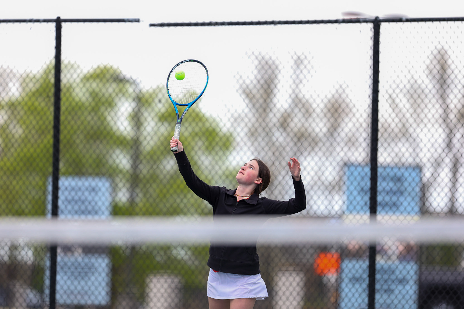 St. Benedict Tennis vs Brighton Cardinals on Wednesday April 6, 2022 at St. Benedict At Auburndale High School in Memphis, TN. (Ryan Beatty/SBA)