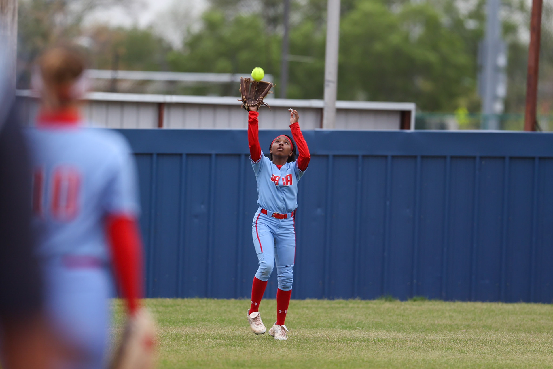 St. Benedict Softball vs Millington on Senior Night at St. Benedict at Auburndale in Memphis, TN on April 20, 2022. (Ryan Beatty/SBA)