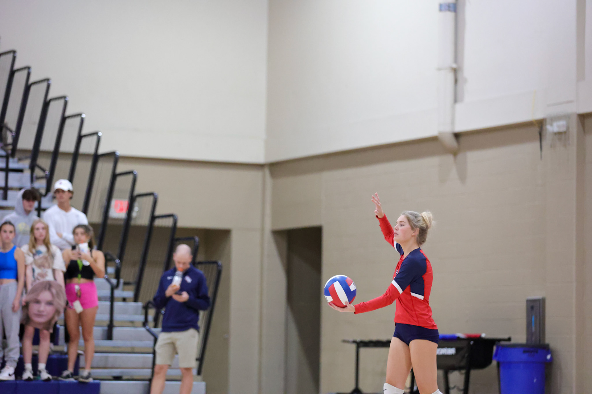 St. Benedict Volleyball vs White Station at St. Benedict at Auburndale in Memphis, TN on Thursday, September 22, 2022. (Ryan Beatty/SBA)