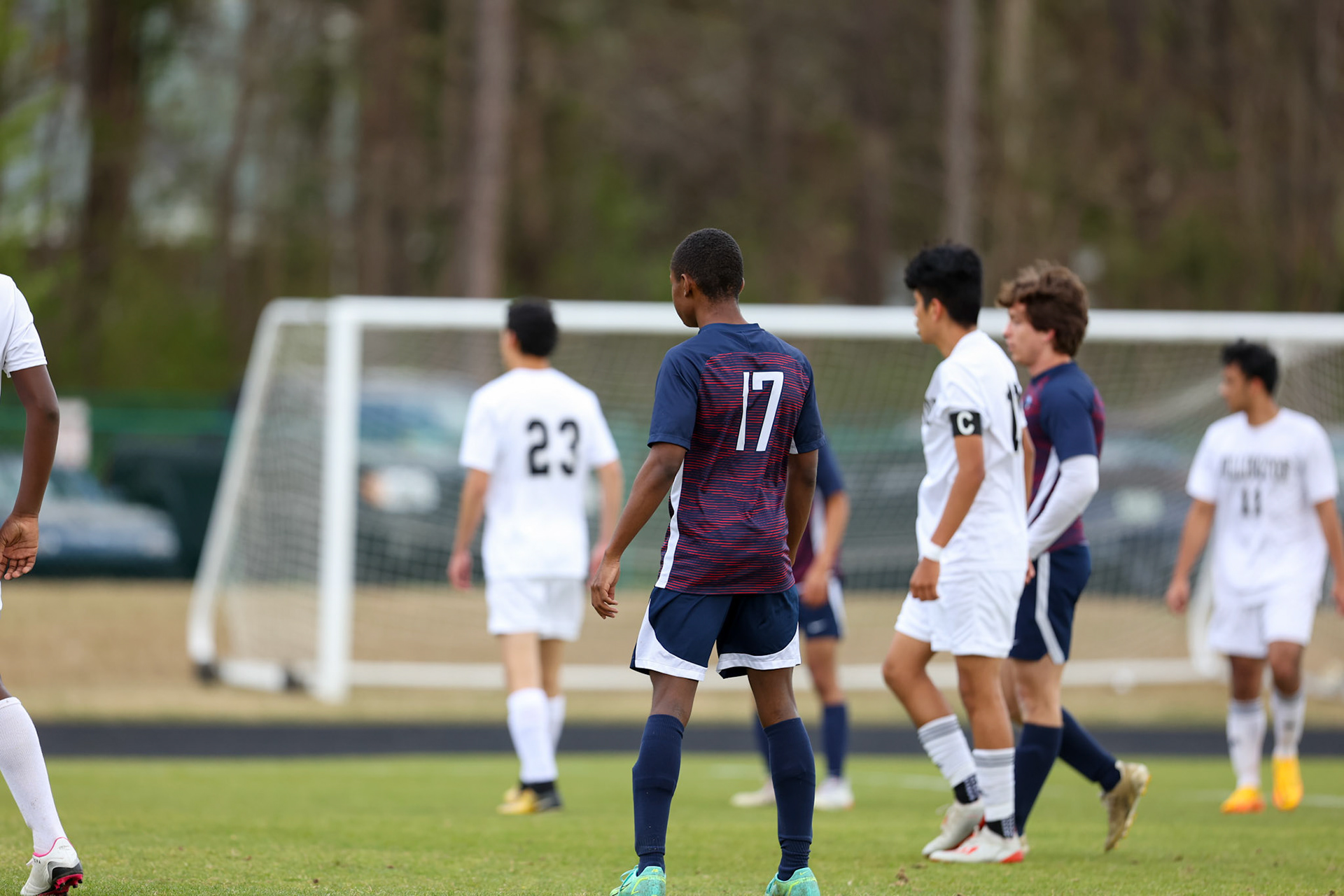 St. Benedict Soccer vs Millington on April 7, 2022 at St. Benedict At Auburndale High School in Memphis, TN. (Ryan Beatty/SBA)