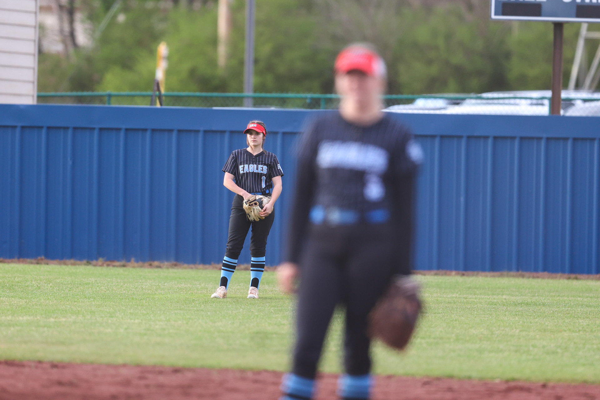 St. Benedict Softball vs St. Agnes Academy on Wednesday April 6, 2022 at St. Benedict At Auburndale High School in Memphis, TN. (Ryan Beatty/SBA)