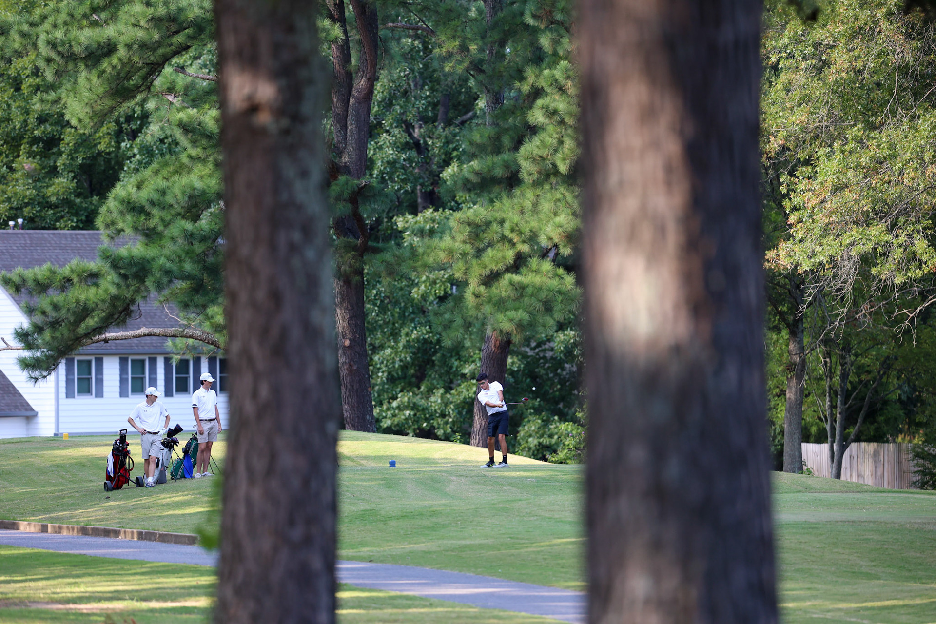 St. Benedict Boys Golf vs Briarcrest at the Lakeland Golf Club on Thursday, September 15, 2022. (Ryan Beatty/SBA)