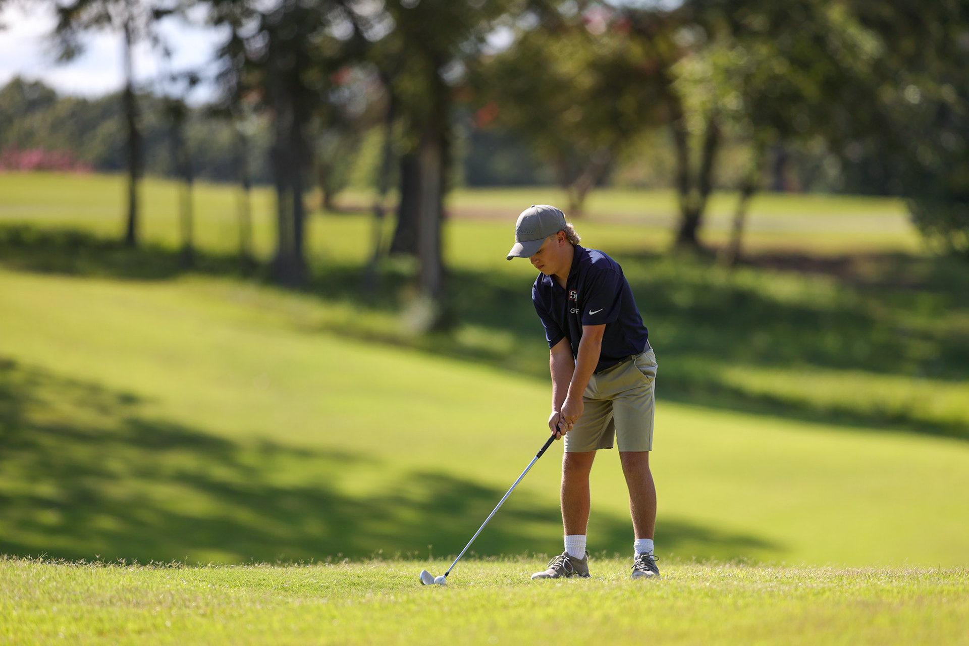 St. Benedict Boys Golf at Colonial on August 30, 2022. (Ryan Beatty/SBA)