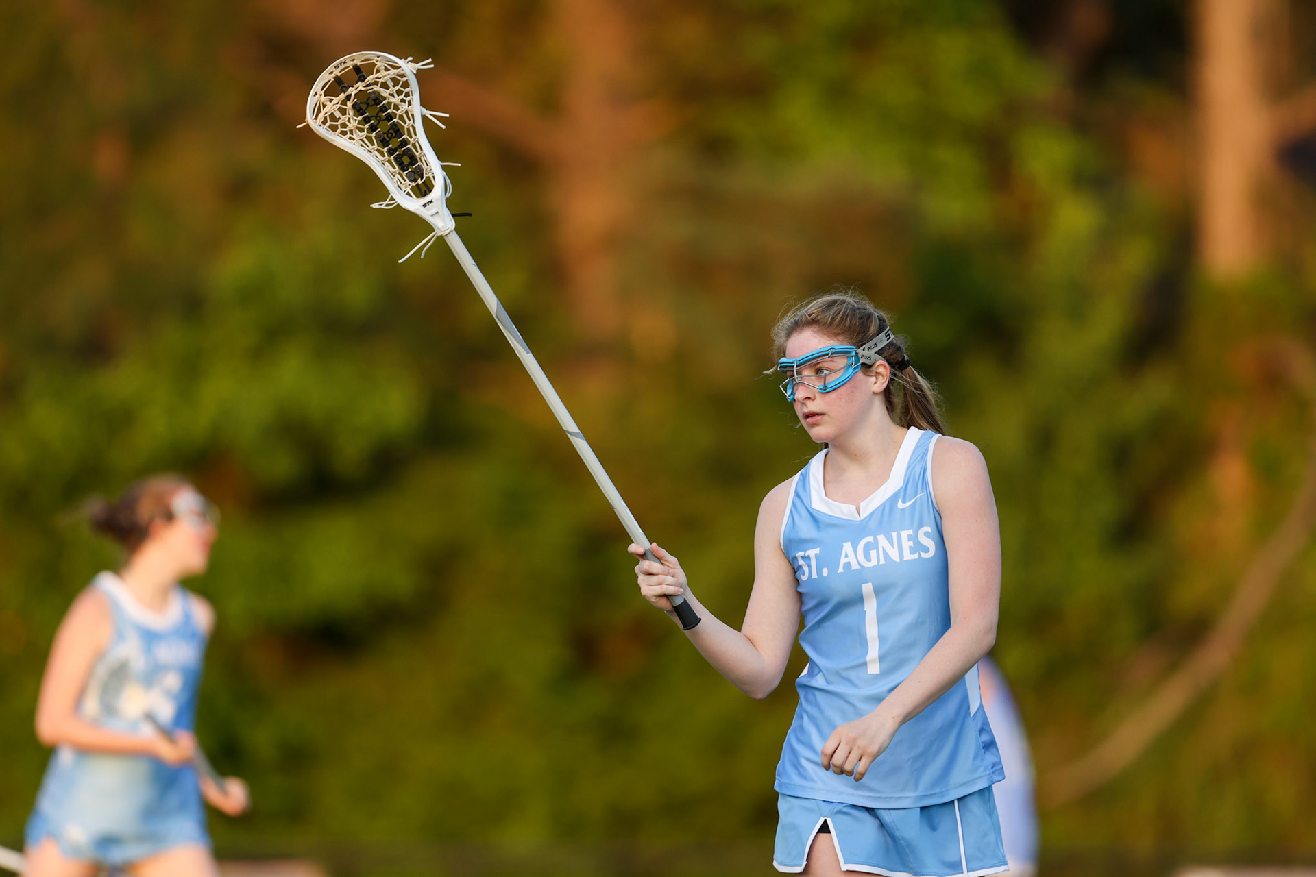 St. Benedict Girls Lacrosse vs St. Agnes on Senior Night at St. Benedict at Auburndale in Memphis, TN on April 19, 2022. (Ryan Beatty/SBA)