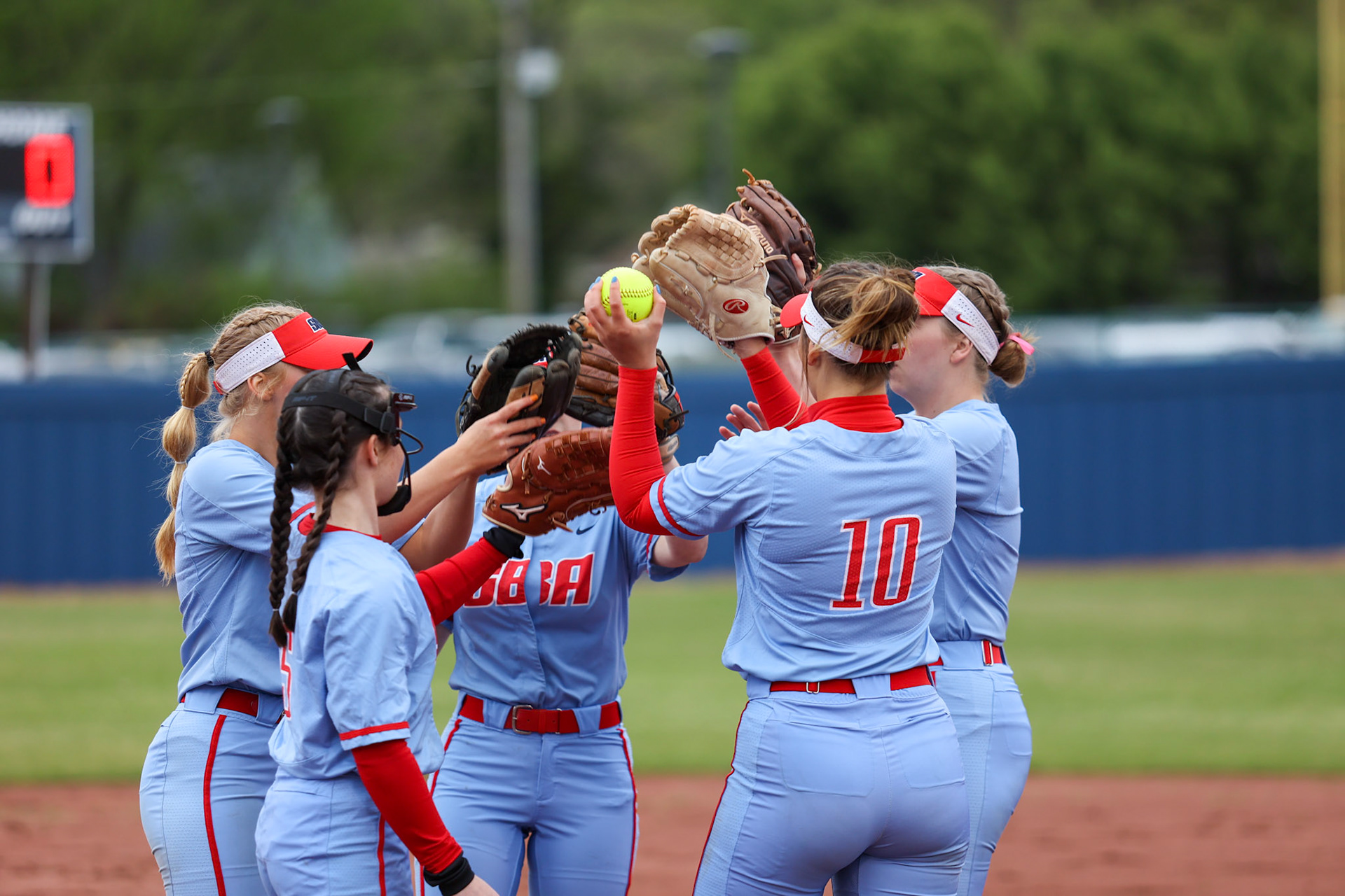 St. Benedict Softball vs Millington on Senior Night at St. Benedict at Auburndale in Memphis, TN on April 20, 2022. (Ryan Beatty/SBA)